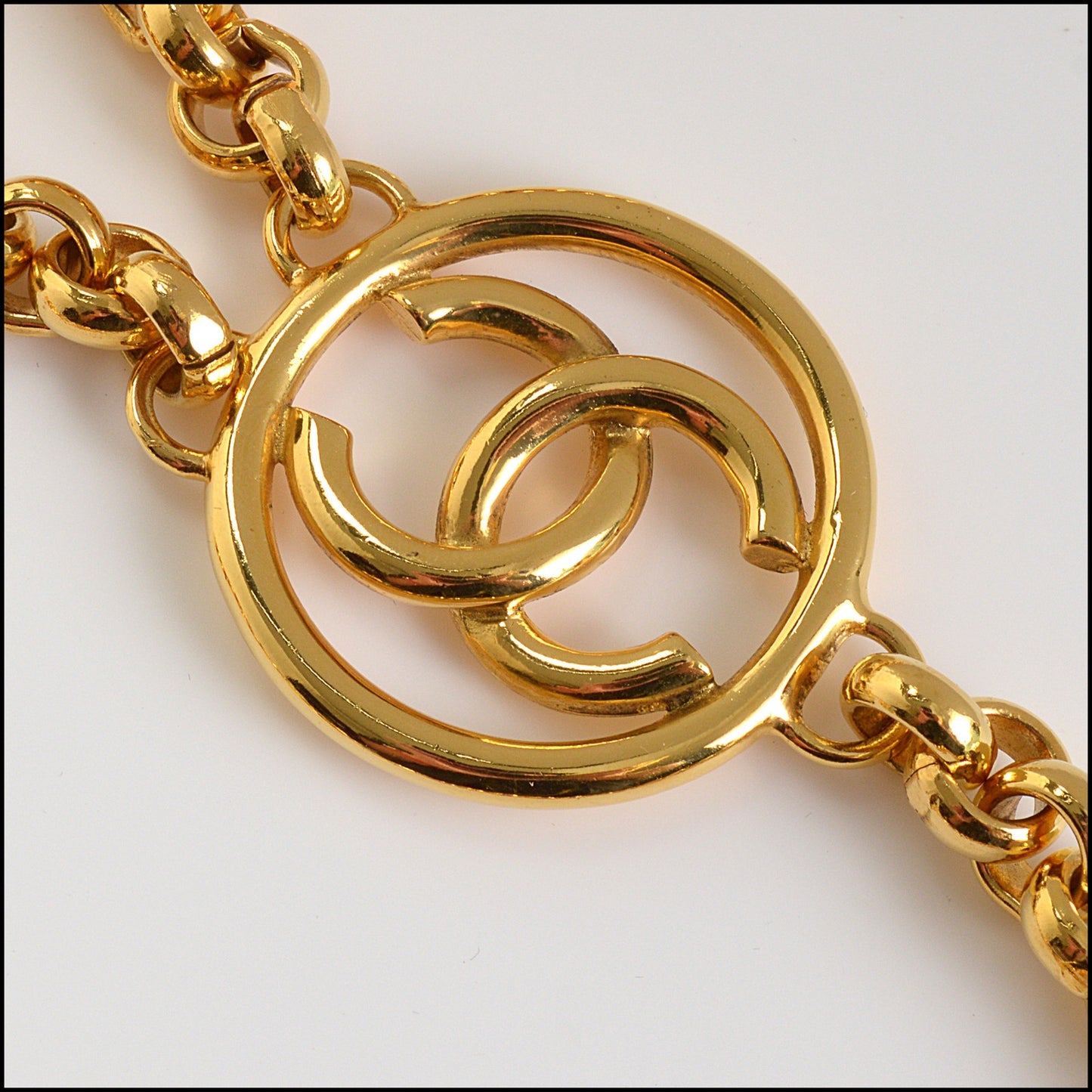 RDC14838 CHANEL Gold CC Chain Belt