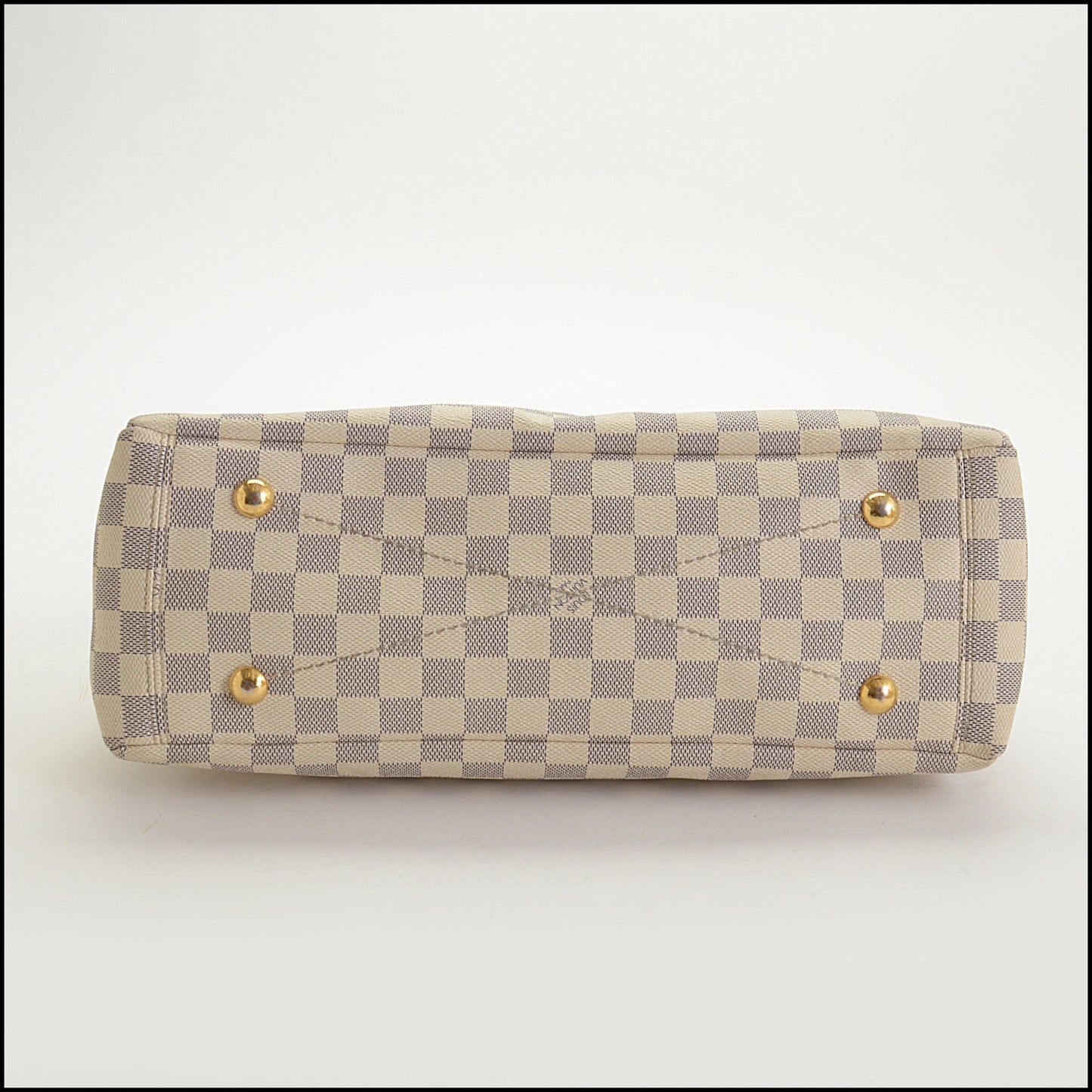 RDC14911 LOUIS VUITTON Damier Azur Lymington East West Tote Bag