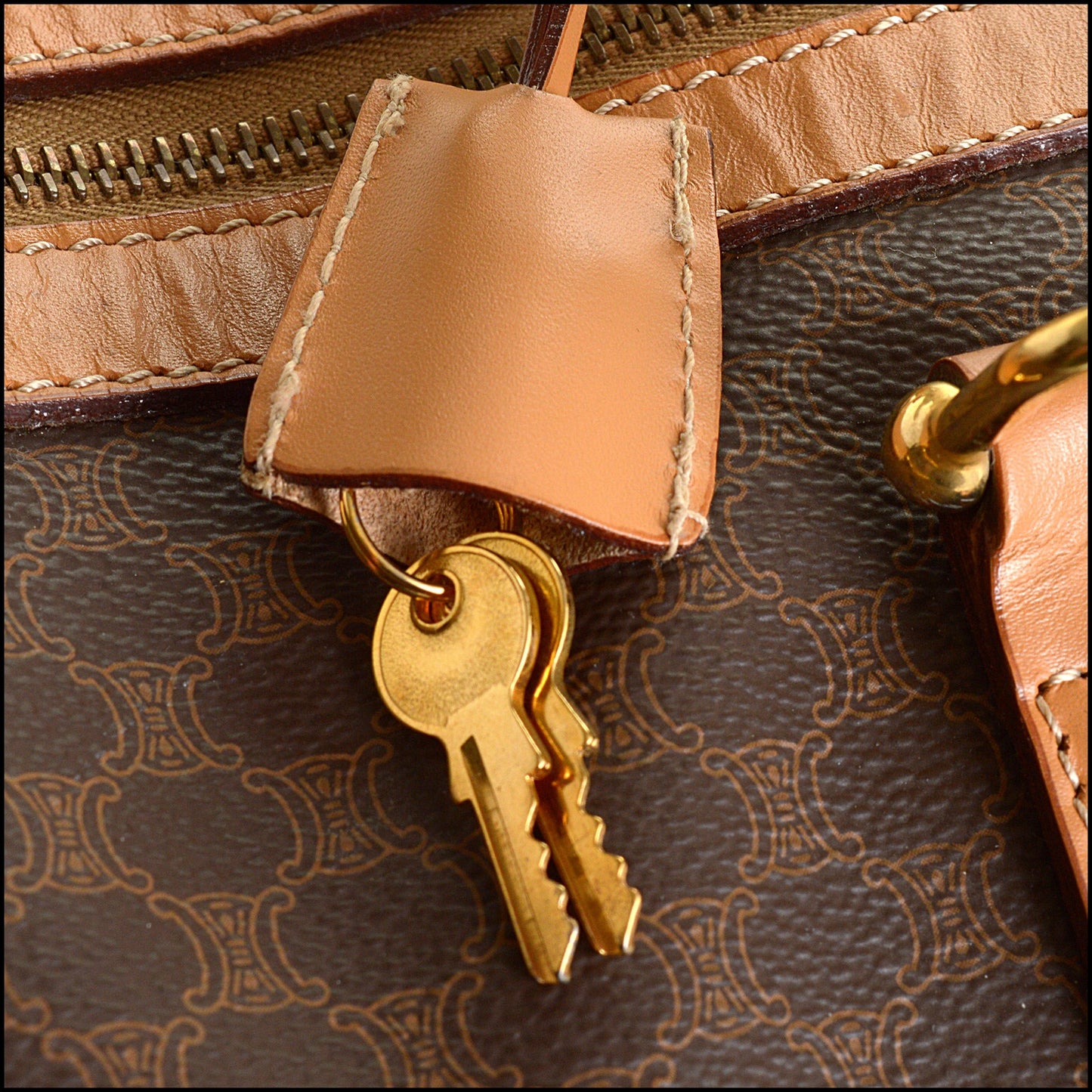 RDC14778 CELINE Vintage Logo Canvas Travel Bag