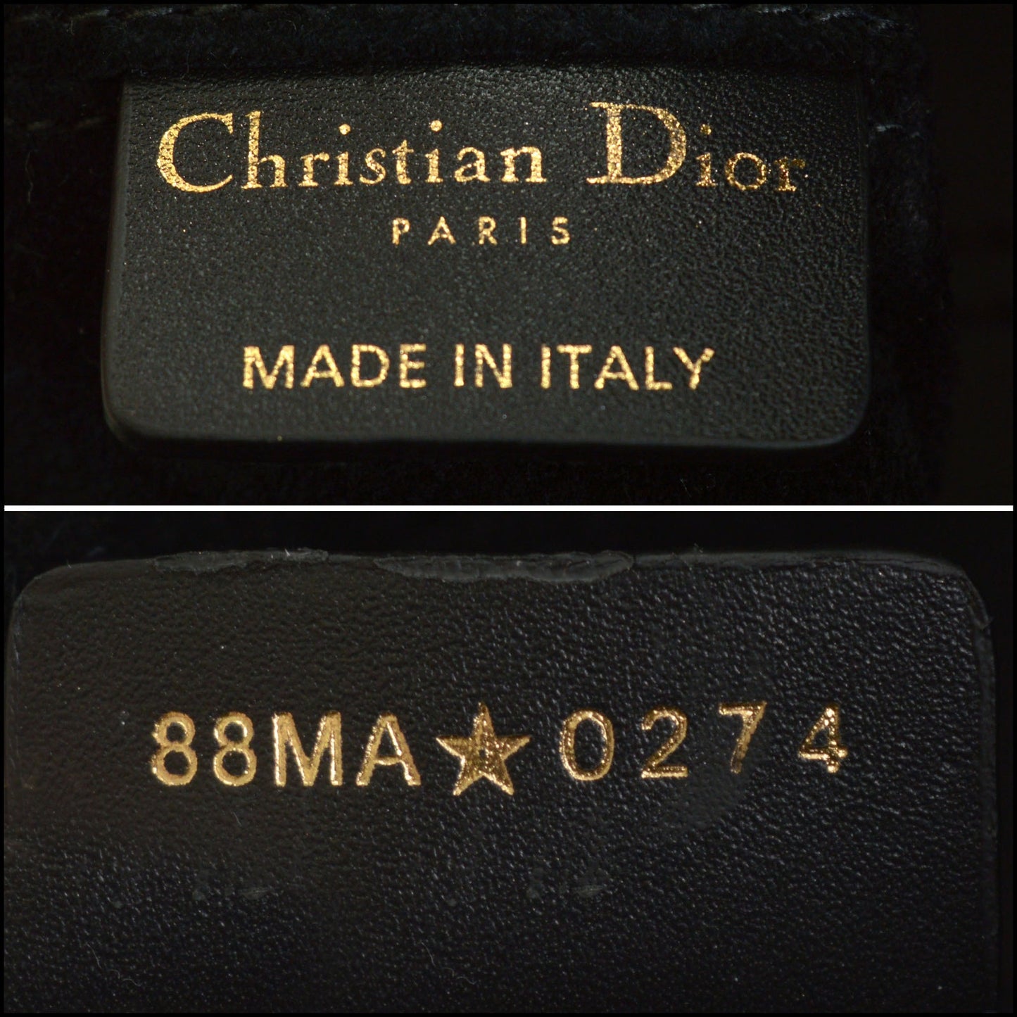 RDC14942 CHRISTIAN DIOR Black Macrocannage Quilted Calfskin Toujours Medium Tote Bag