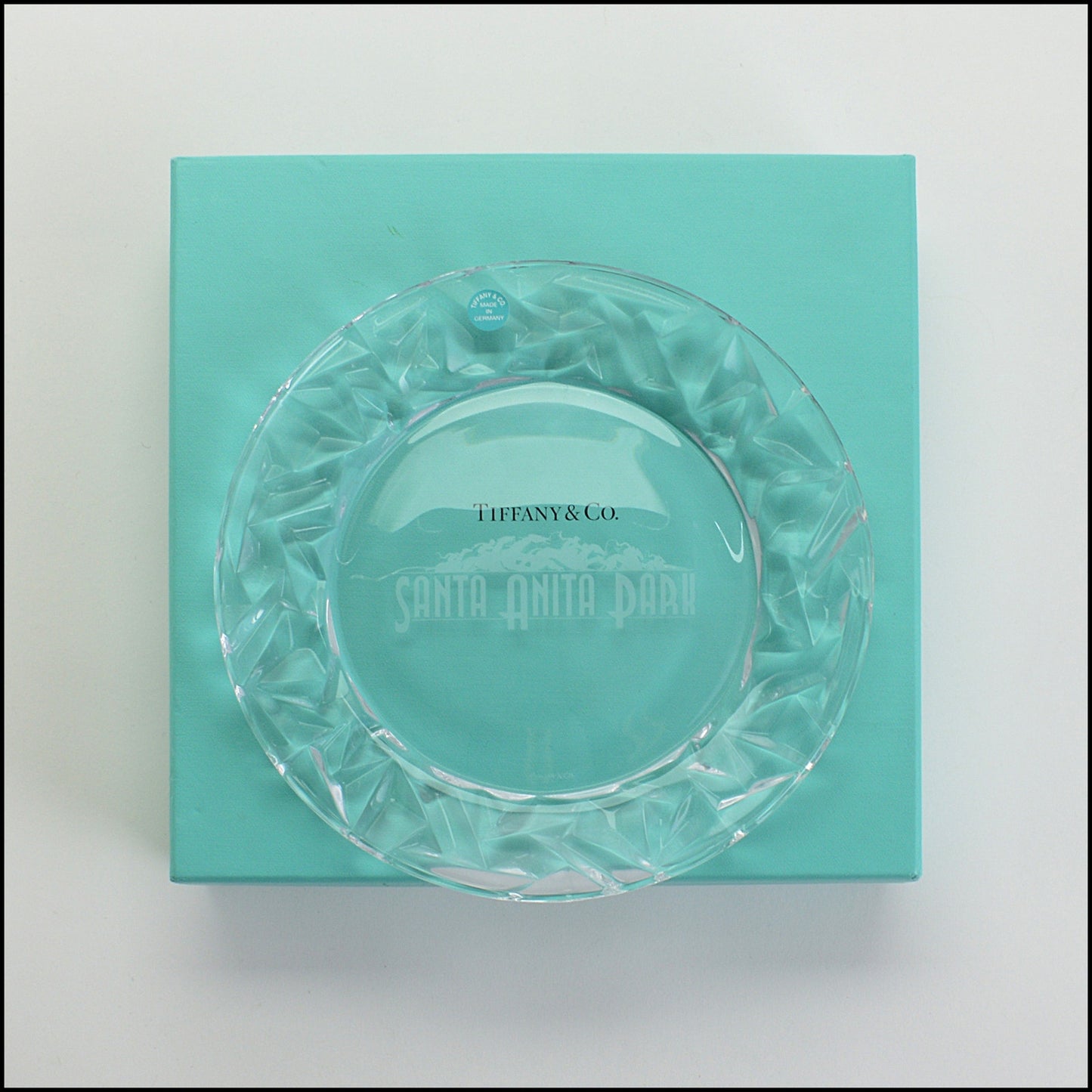RDC14447 Tiffany & Co. Santa Anita Park Crystal Winner's Plate