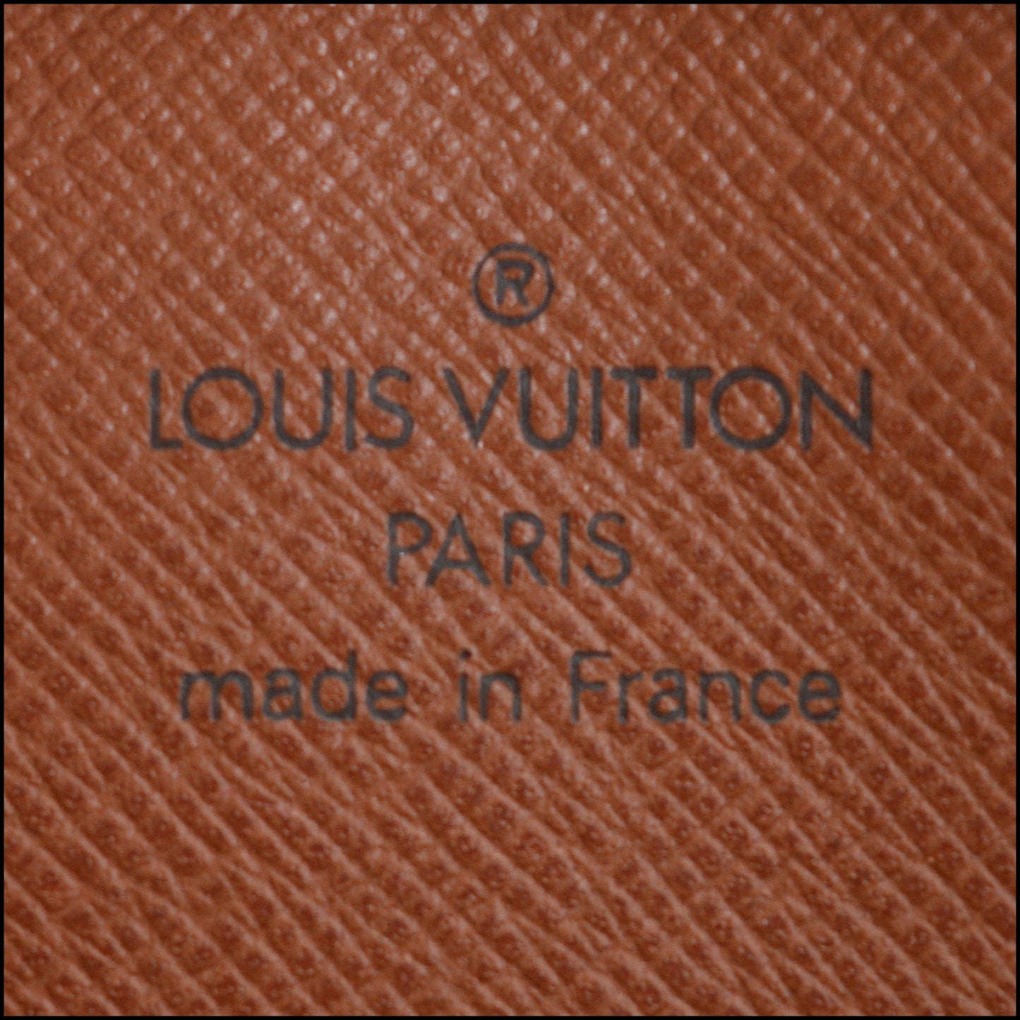 RDC14937 LOUIS VUITTON Dark Brown Drouot Monogram Canvas Crossbody Bag
