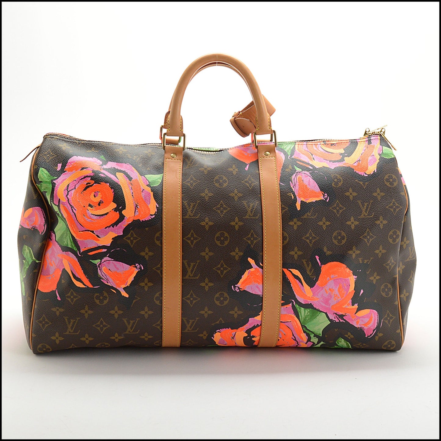 RDC13912 Authentic LOUIS VUITTON '09 Limited Sprouse Roses Keepall 50 Bag