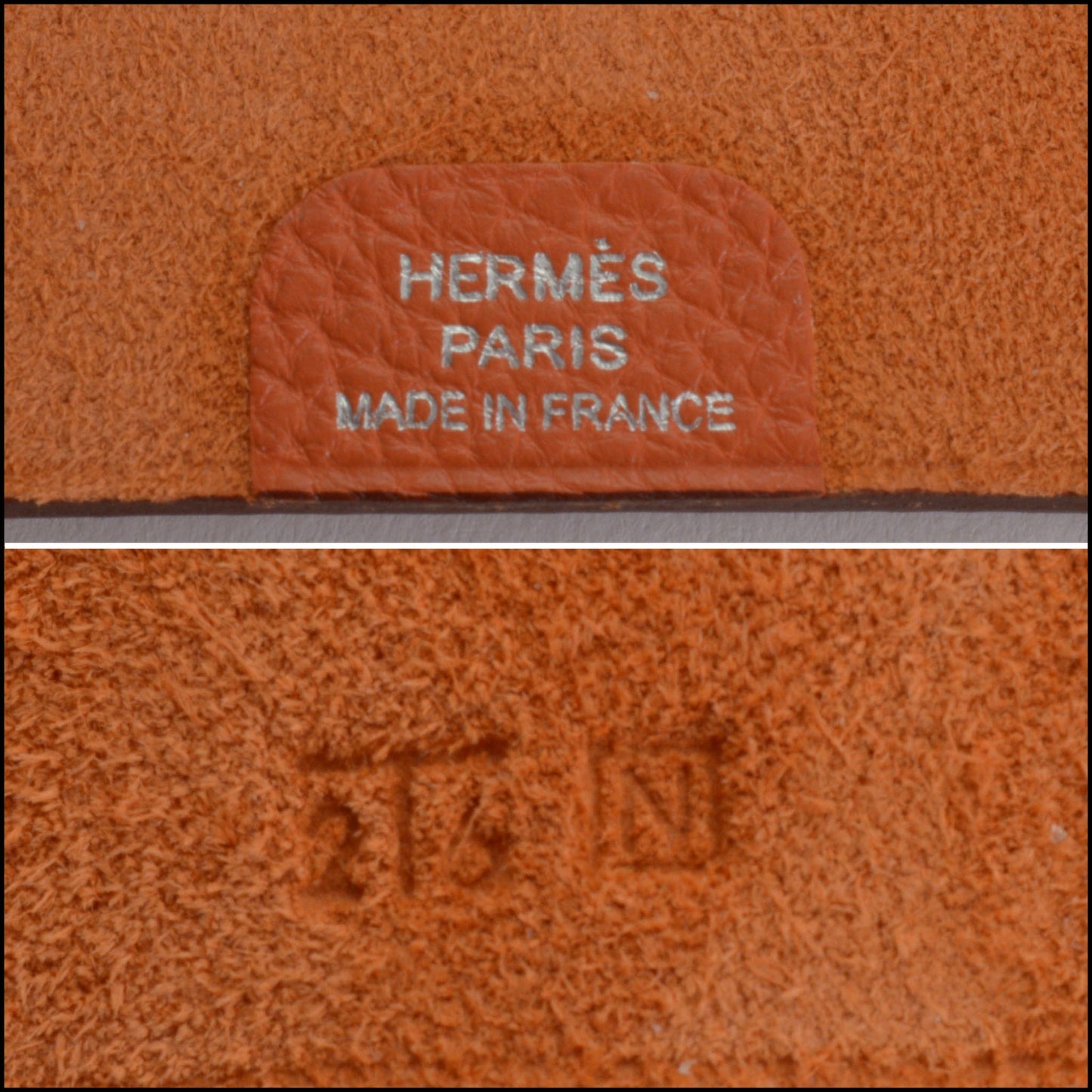RDC14618 HERMES Orange Togo Ulysse Notebook