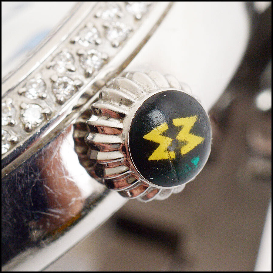 RDC13351 Authentic MICHELE Stainless Steel & Diamond CSX Blue Watch