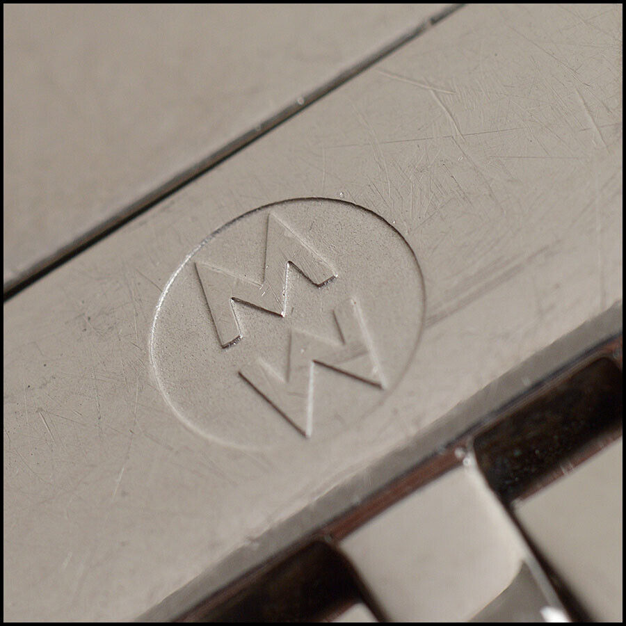 RDC13351 Authentic MICHELE Stainless Steel & Diamond CSX Blue Watch