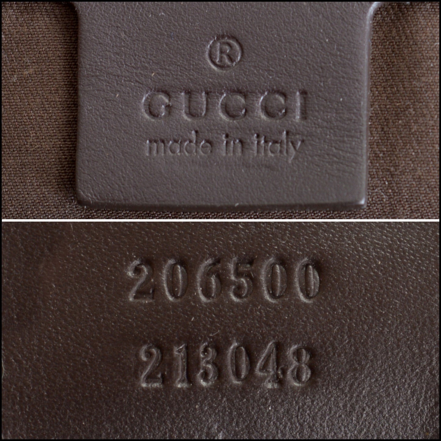 RDC15115 GUCCI GG Brown Supreme Canvas Duffle Carry-on Bag