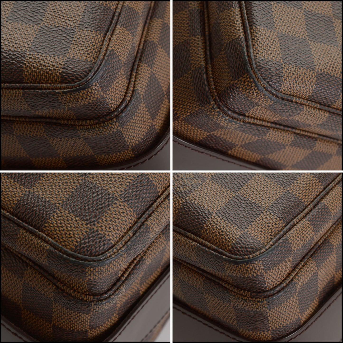 RDC14880 LOUIS VUITTON '02 Damier Ebene Naviglio Messenger Bag