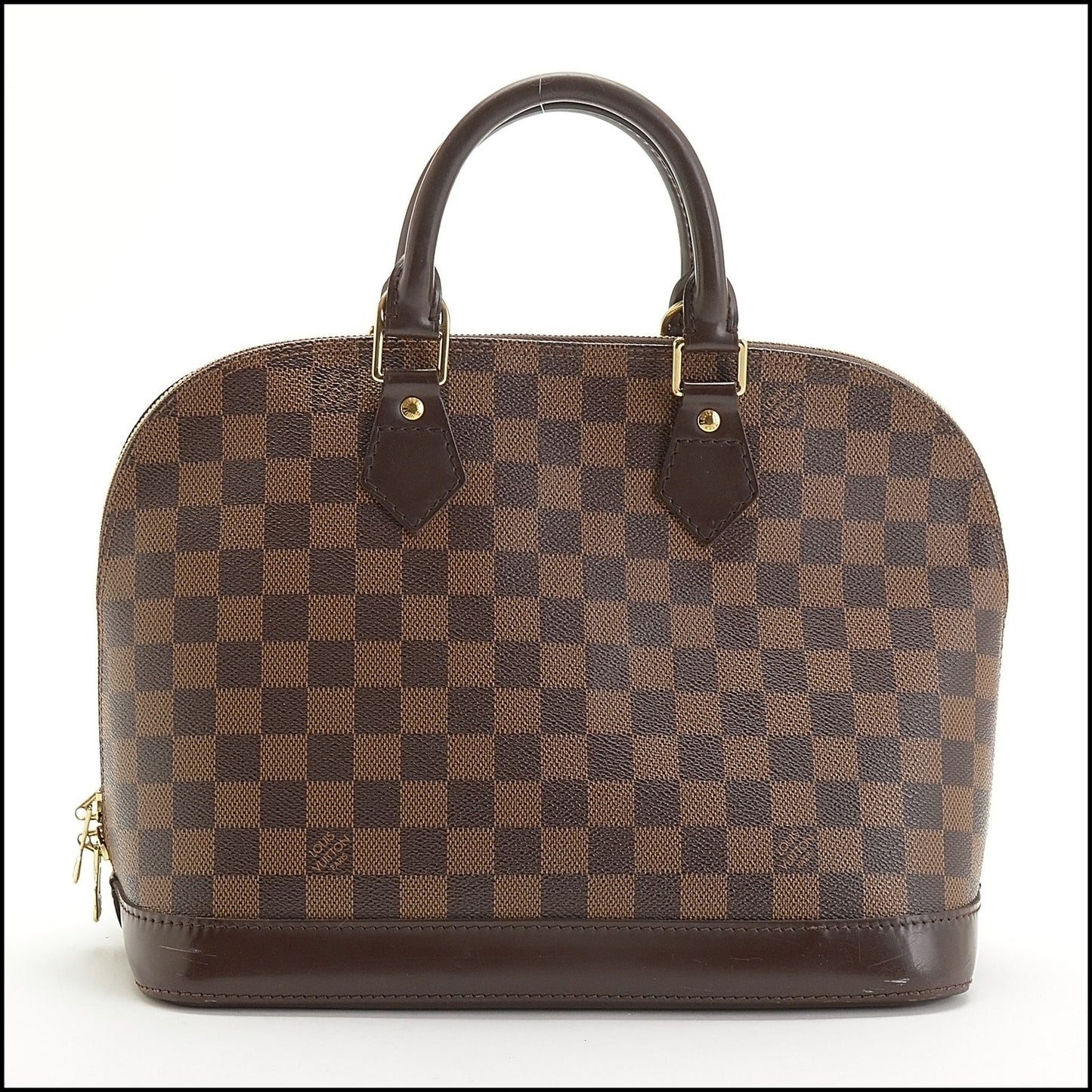 RDC14045 Authentic LOUIS VUITTON Vintage 2006 Damier Ebene Alma PM Bag