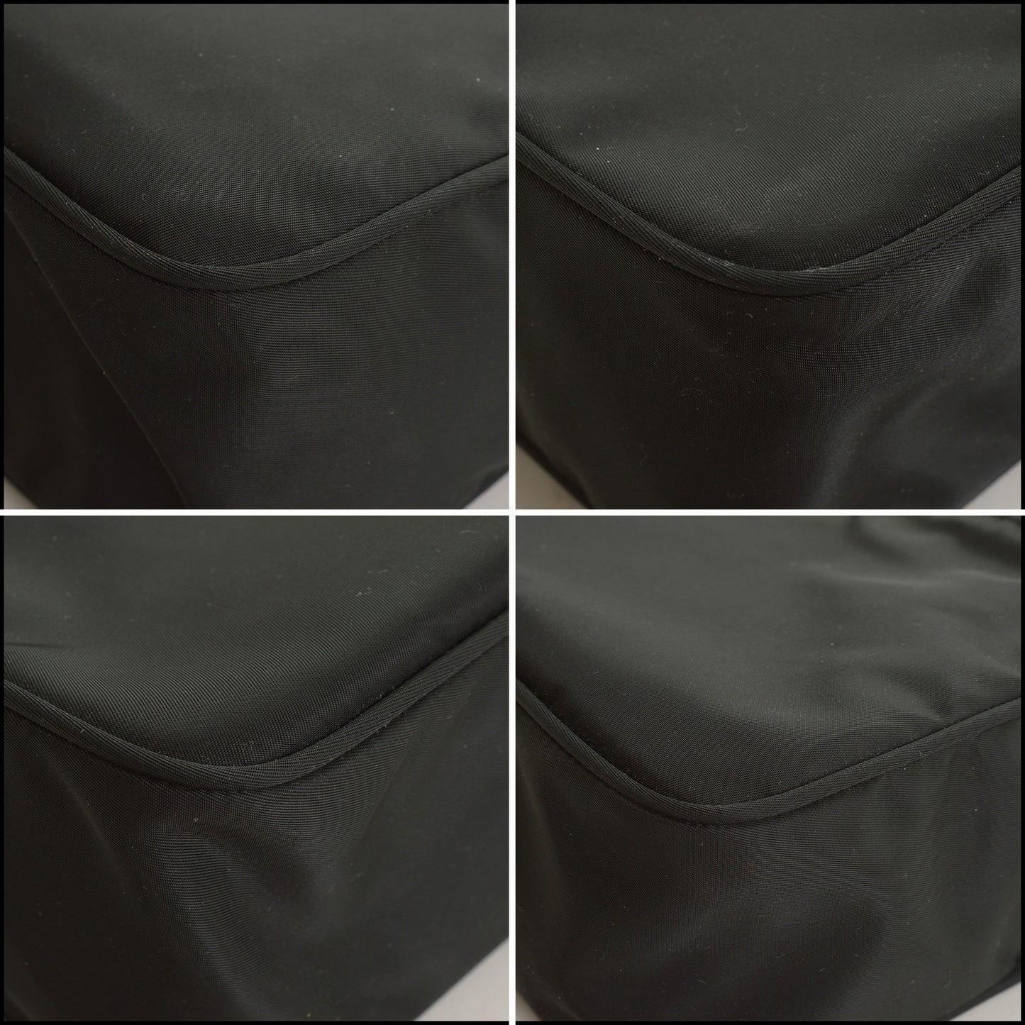 RDC15379 PRADA '10 Black Tessuto Vela Nylon Camera Bag