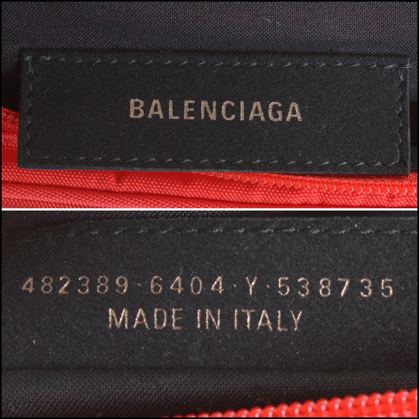 RDC14141 Authentic BALENCIAGA Red Nylon Explorer Belt Bag