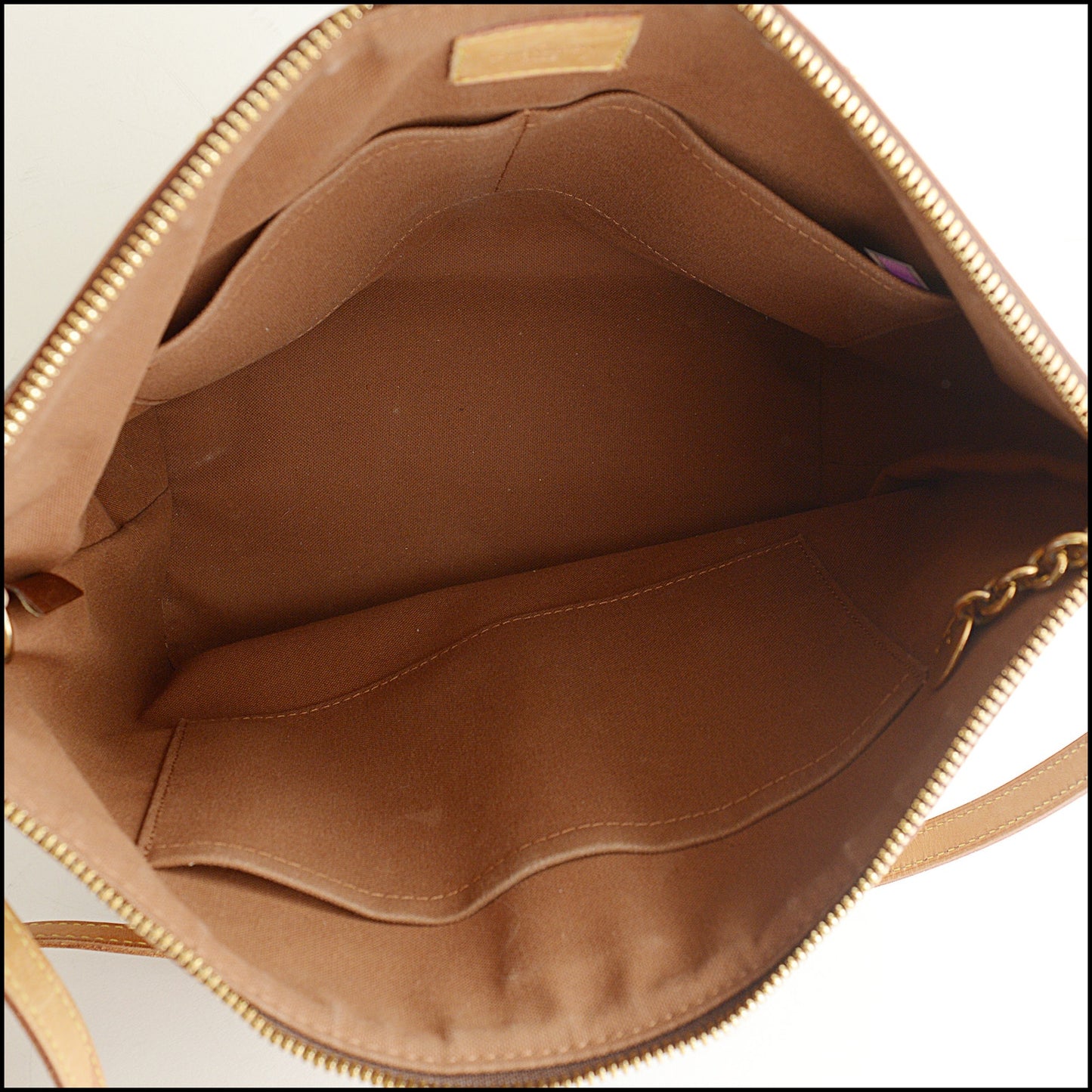 RDC15535 LOUIS VUITTON 2013 Brown LV Monogram Canvas Palermo PM Bag