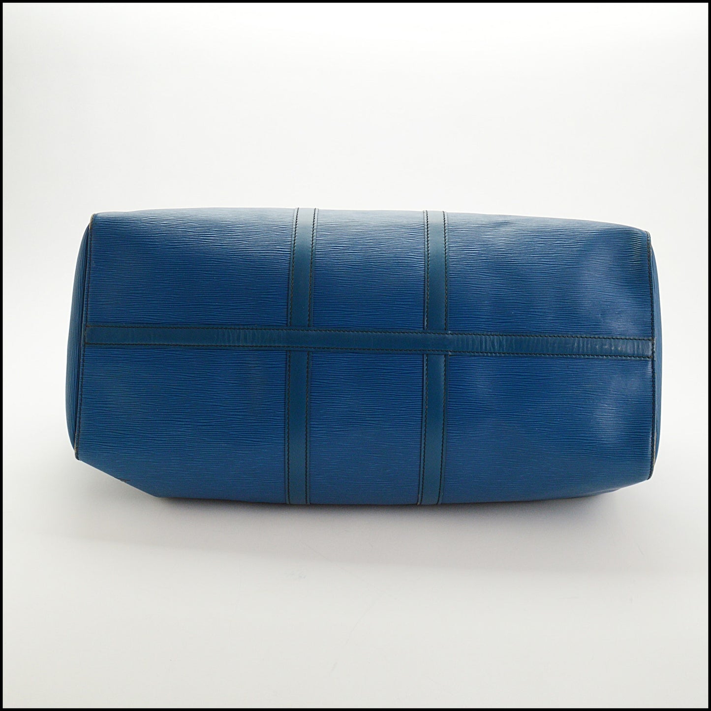 RDC15023 LOUIS VUITTON '90 Blue Epi Leather Keepall 55 Travel Bag