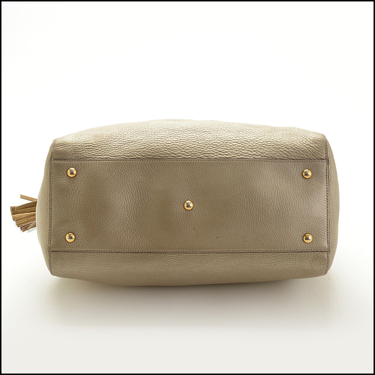 RDC15031 GUCCI Metallic Ombre Leather GG Soho Shoulder Bag