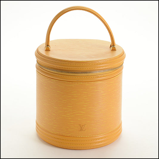 RDC15179 LOUIS VUITTON Yellow Epi Leather Cannes bag