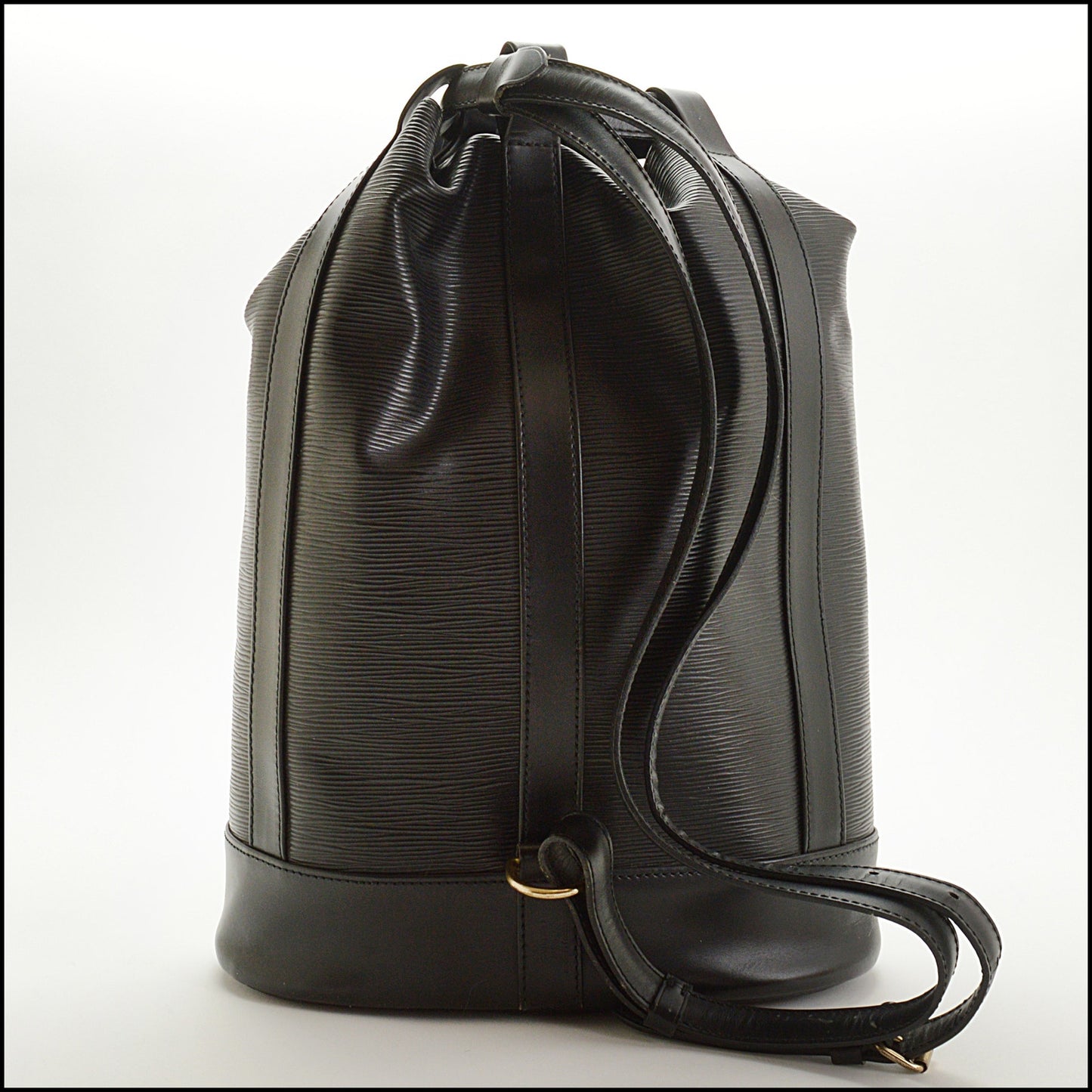 RDC15018 LOUIS VUITTON '95 Black Epi Leather Randonnee Sling Bag