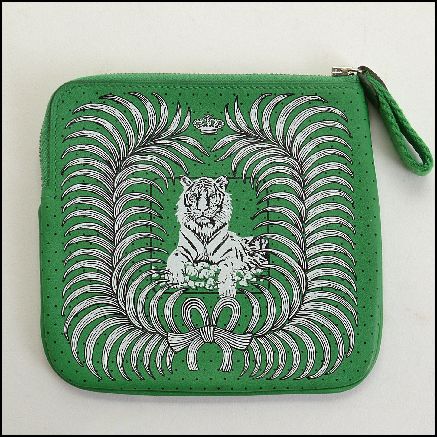 RDC14894 HERMES '20 Bamboo Swift "Tigre Royal Bandana" Carre Pocket Pouch