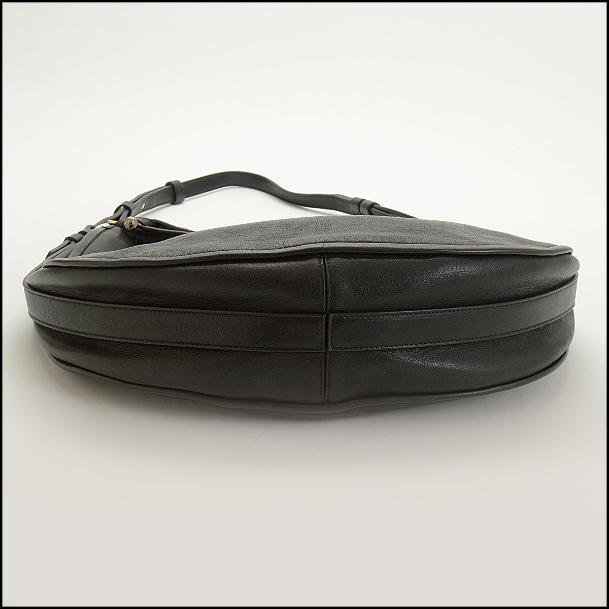 RDC15650 GIVENCHY Black Leather Obsedia Hobo Bag
