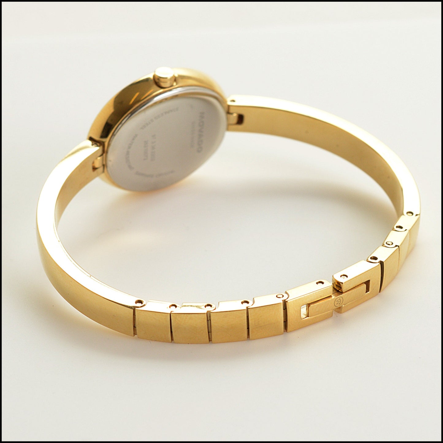 RDC15610 MOVADO Gold Oval Face Museum Bangle Watch