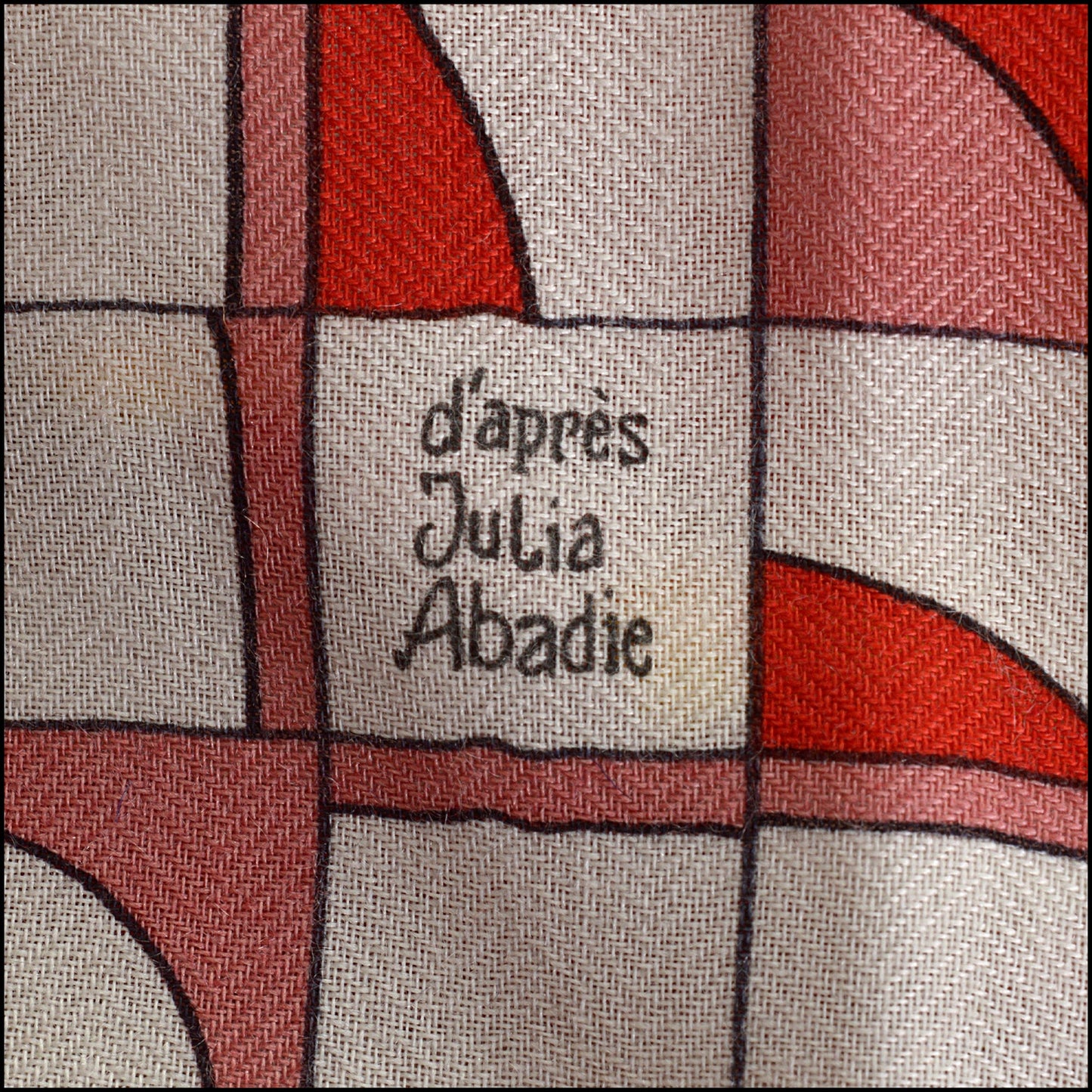 RDC14918 HERMES 2024 Red/White/Multi "Coaching Deja Vu" Cashmere/Silk 140 Shawl