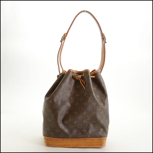 RDC15176 LOUIS VUITTON '92 Vintage Brown LV Monogram Noe Bucket
