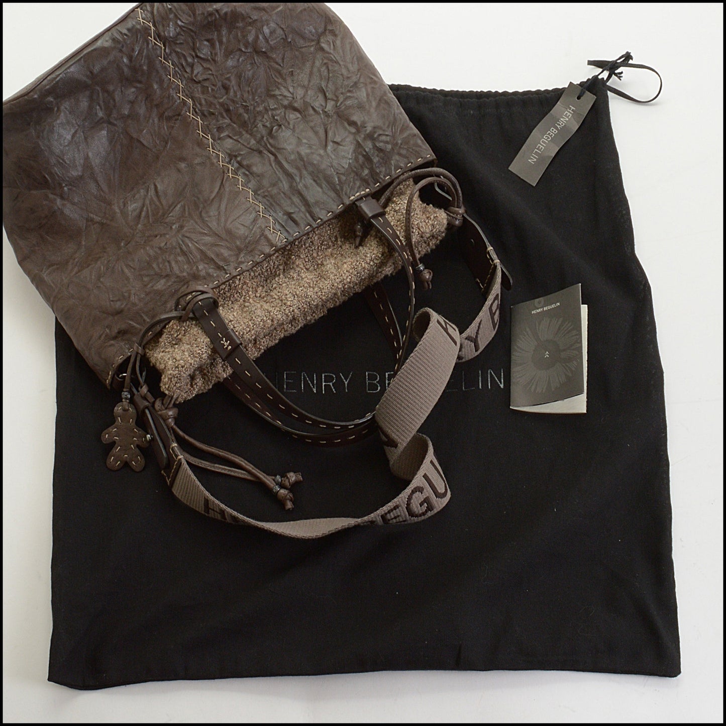RDC14542 HENRY BEGUELIN Brown Leather Melodie Coulisse