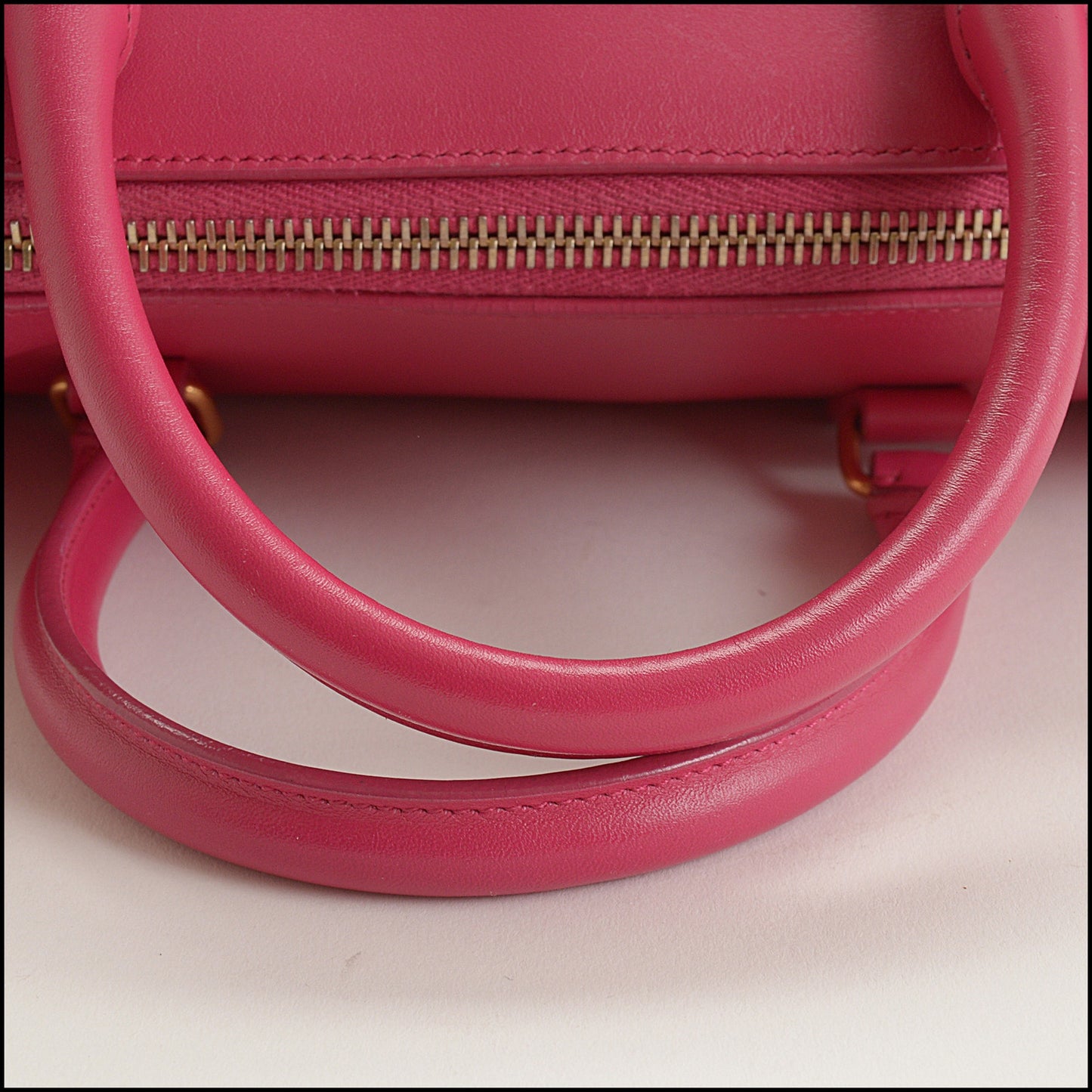 RDC15416 SAINT LAURENT Hot Pink Leather Classic Baby Duffle Bag