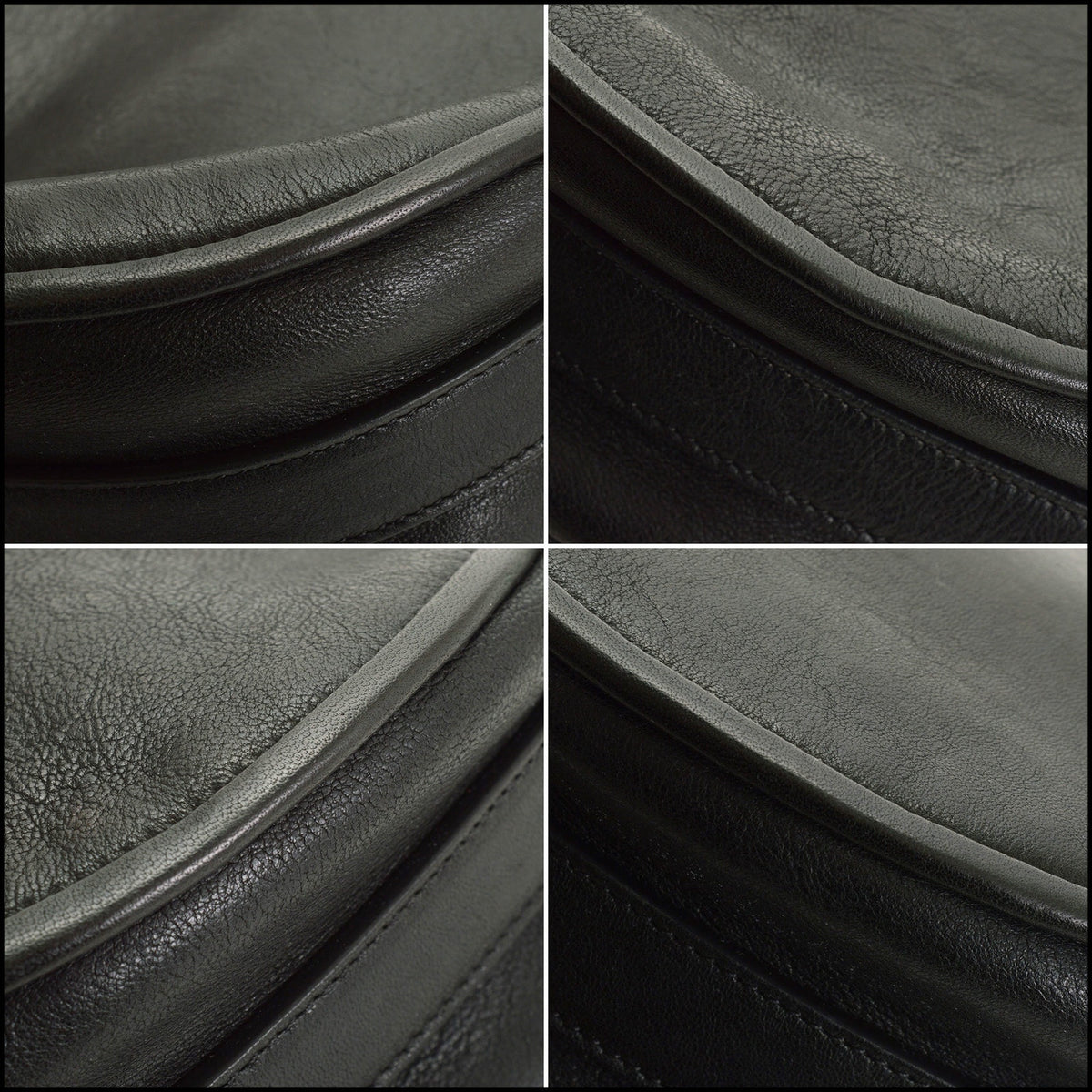 RDC15650 GIVENCHY Black Leather Obsedia Hobo Bag
