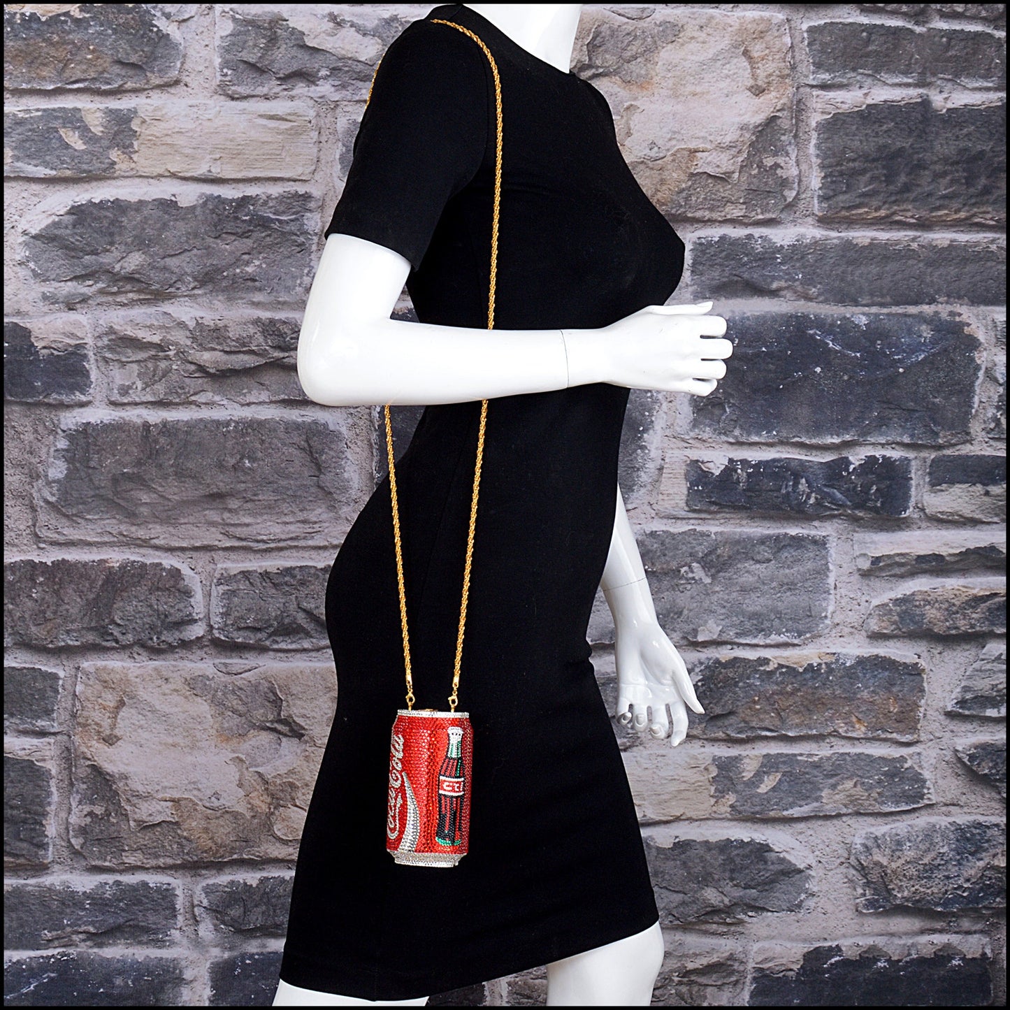 RDC15244 KATHRINE BAUMANN Red Coca Cola Can Minaudiere and Coke Pillbox