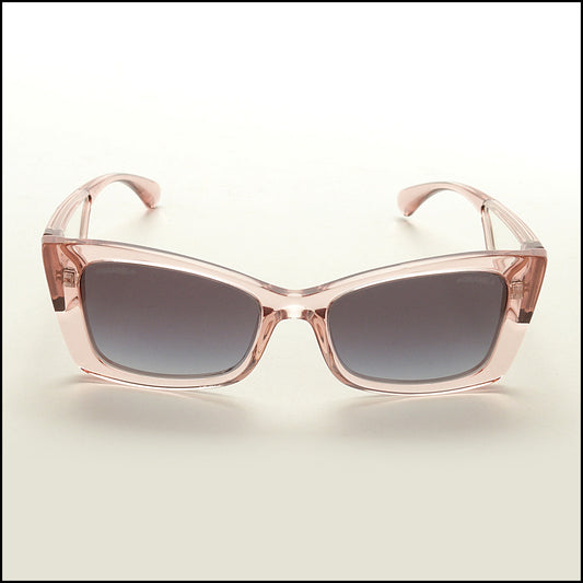 RDC14984 CHANEL Transluscent Pink Acetate Butterfly Sunglasses
