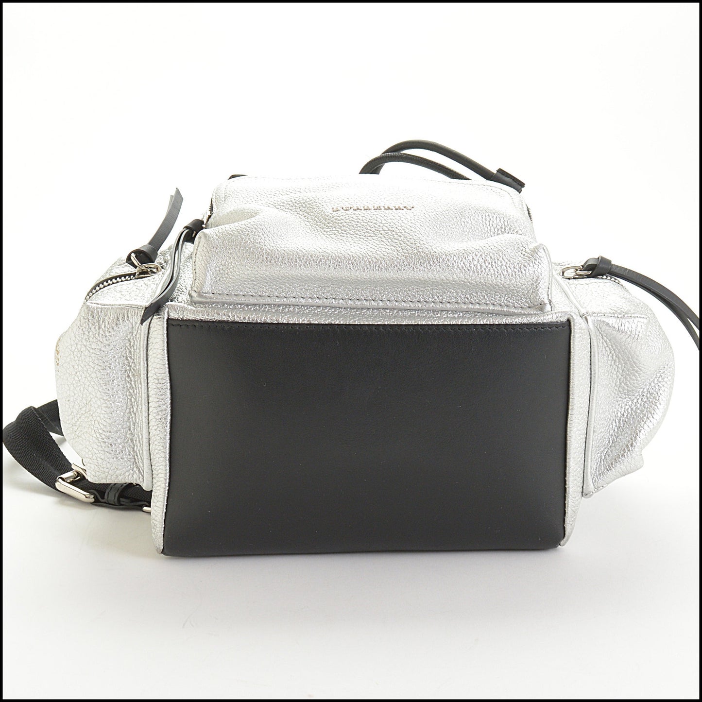 RDC14479 Burberry Silver Deerskin Rucksack Backpack