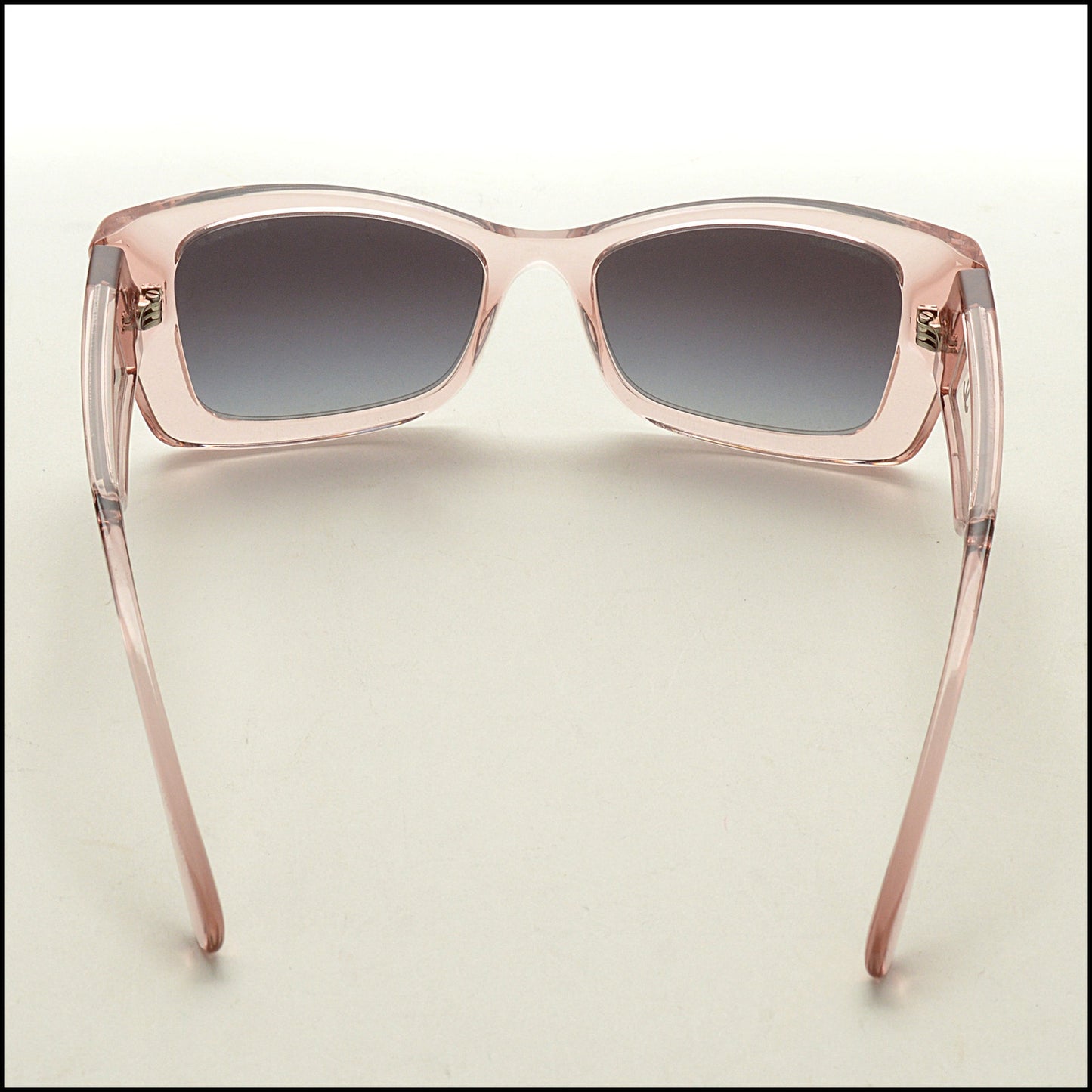 RDC14984 CHANEL Transluscent Pink Acetate Butterfly Sunglasses