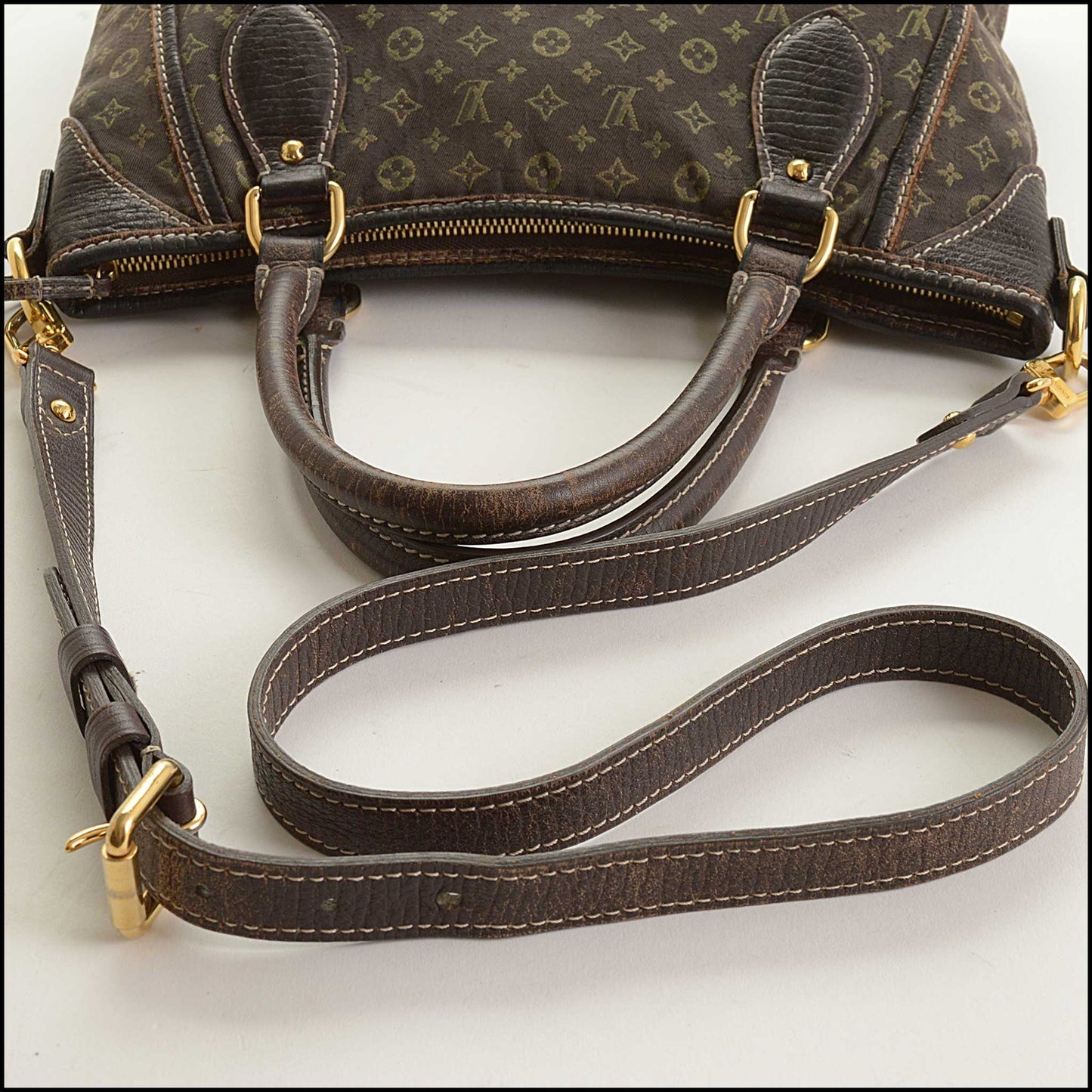 RDC15579 LOUIS VUITTON '08 Brown Monogram Idylle Mini Lin Elegie Bag