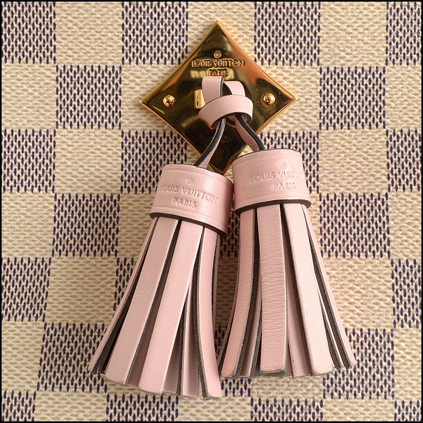 RDC15361 LOUIS VUITTON '19 Pink Damier Azur Saintonge