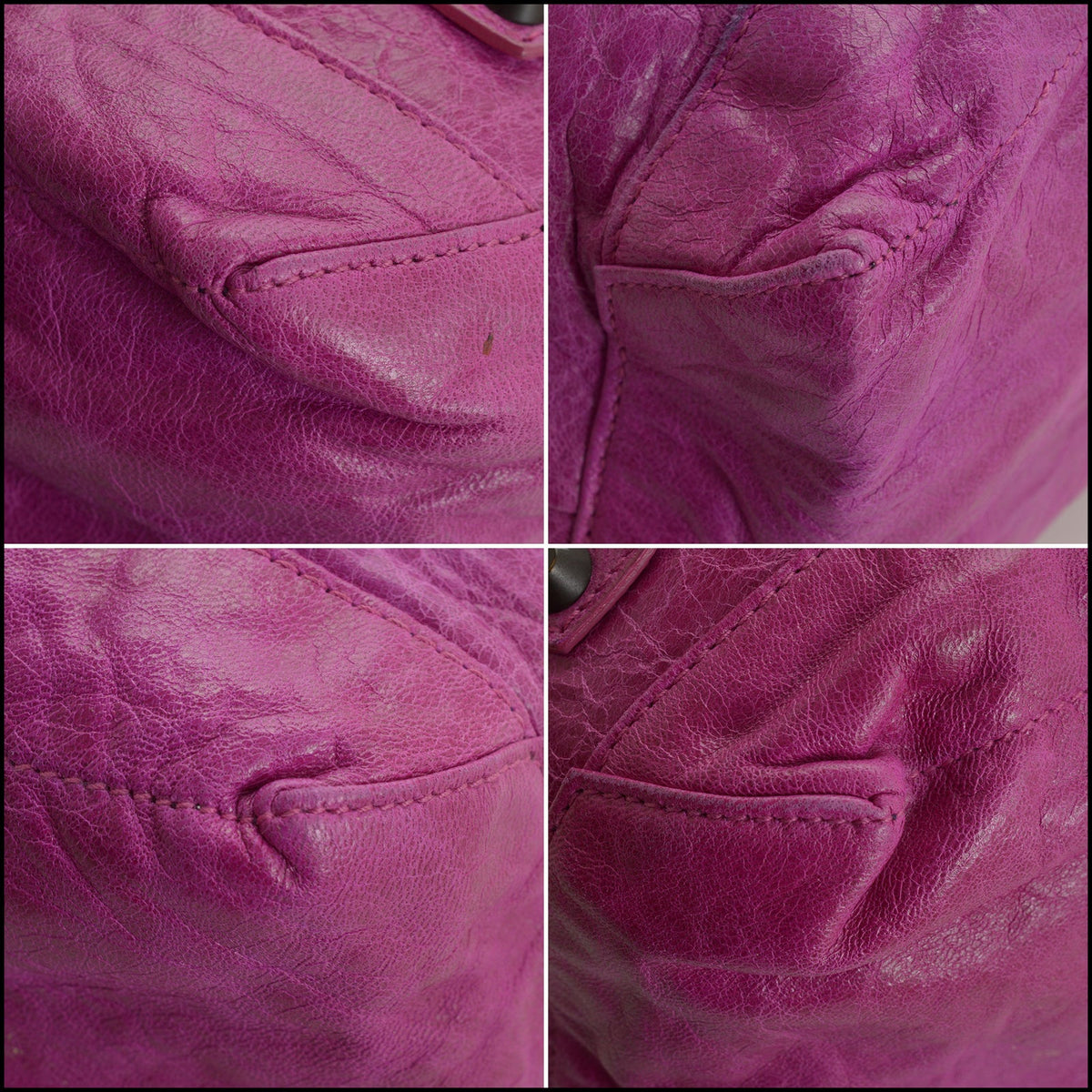 RDC15745 BALENCIAGA '08 Amethyst Classic Hardware Day Bag
