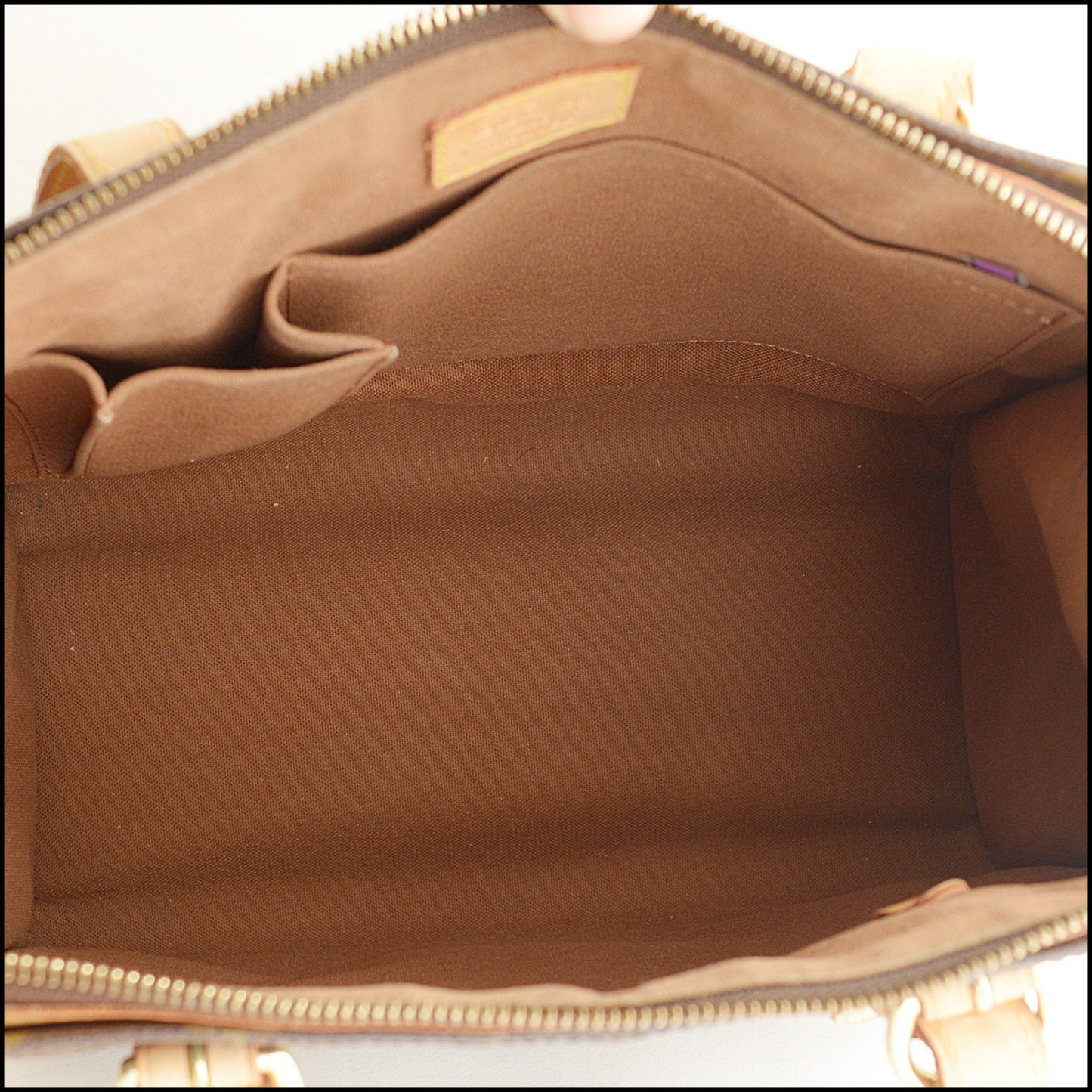 RDC15523 LOUIS VUITTON 2005 Brown LV Monogram Canvas Popincourt Haut Bag