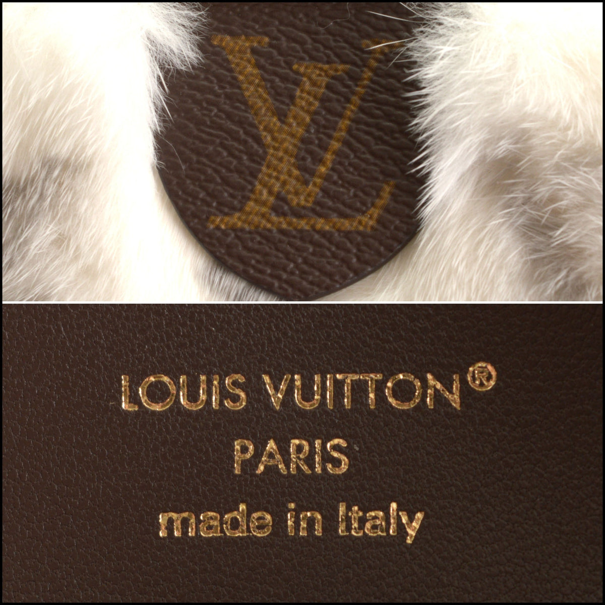 RDC15642 LOUIS VUITTON White Mink Monogram Neo Pochette Milla