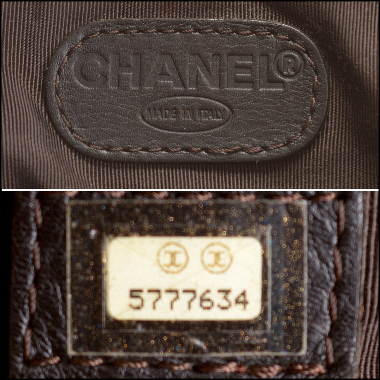 RDC15010 CHANEL '97/'99 Brown Leather CC Turn Lock Saddle Flap Bag