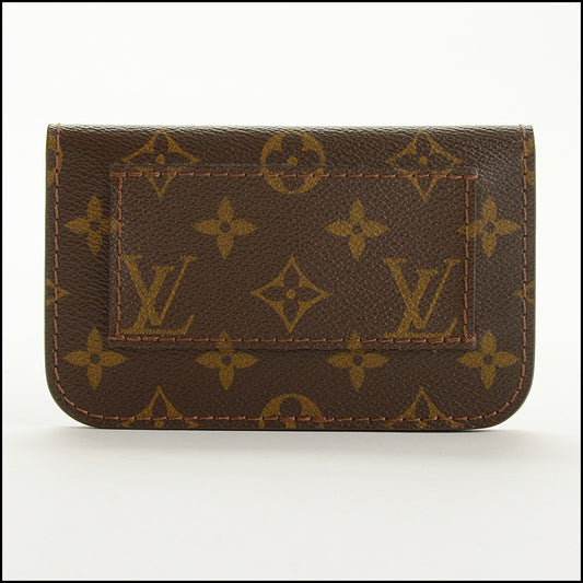 RDC15446 LOUIS VUITTON Brown Canvas Monogram Ceinture Pochette without Belt