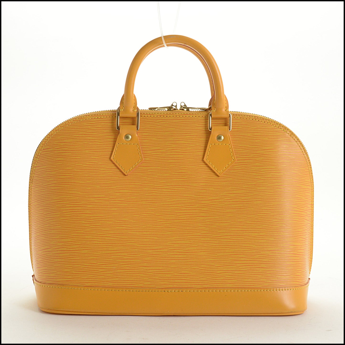 RDC15381 LOUIS VUITTON '96 Yellow Epi Leather Alma Bag