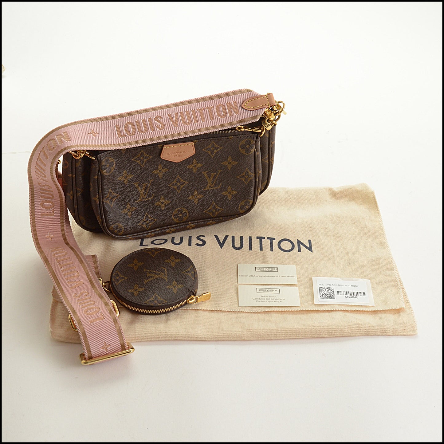 RDC15575 LOUIS VUITTON '20 LV Monogram Canvas Multi Pochette Accessoires Bag