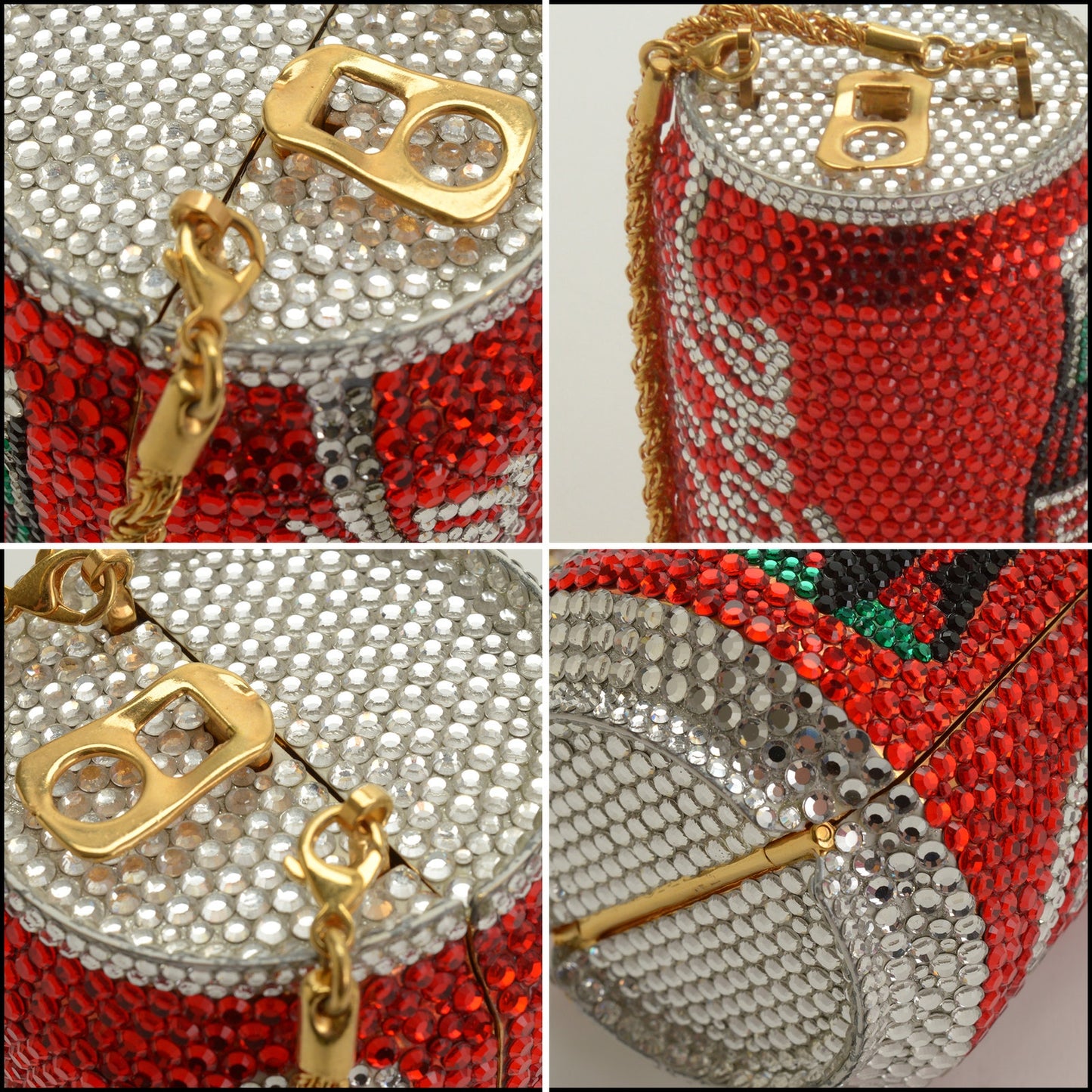 RDC15244 KATHRINE BAUMANN Red Coca Cola Can Minaudiere and Coke Pillbox