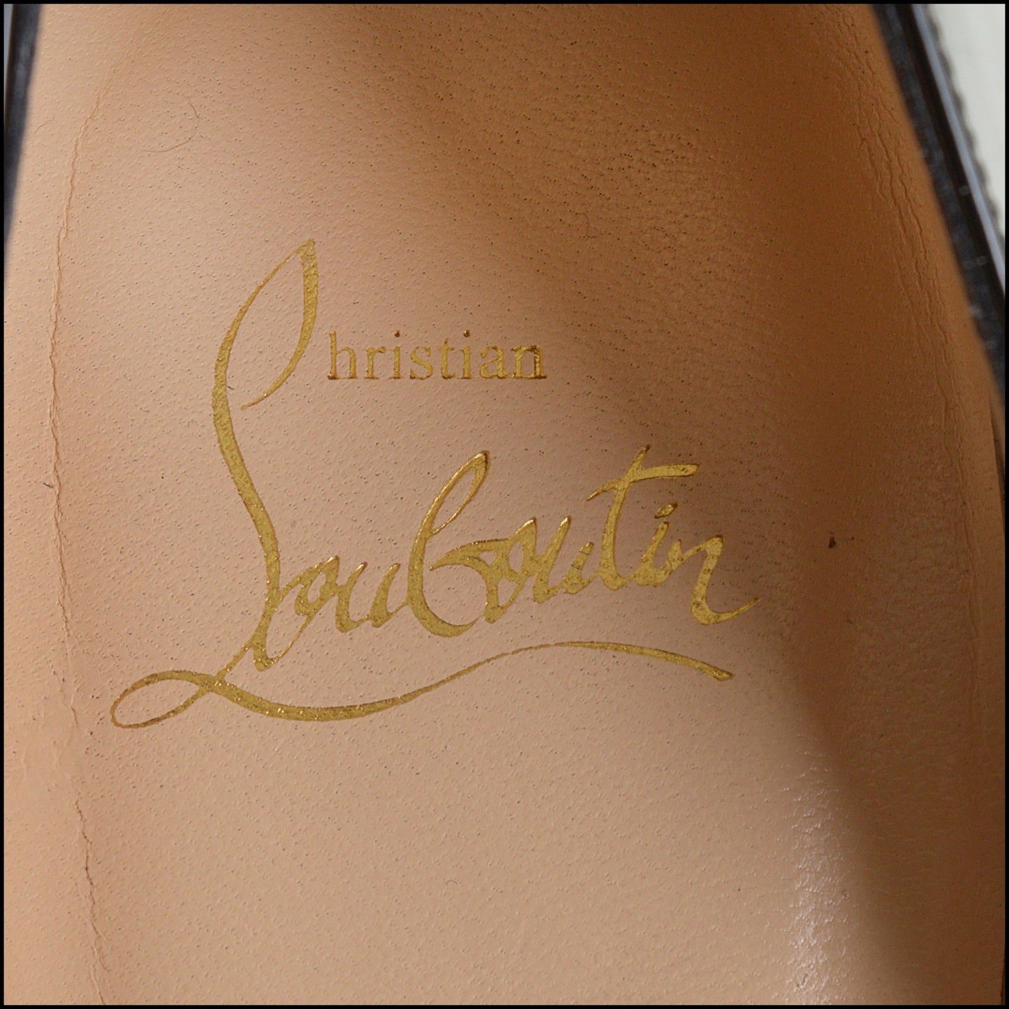 RDC14647 CHRISTIAN LOUBOUTIN Black Patent Leather So Kate 120 Stiletto Heels Size 38.5