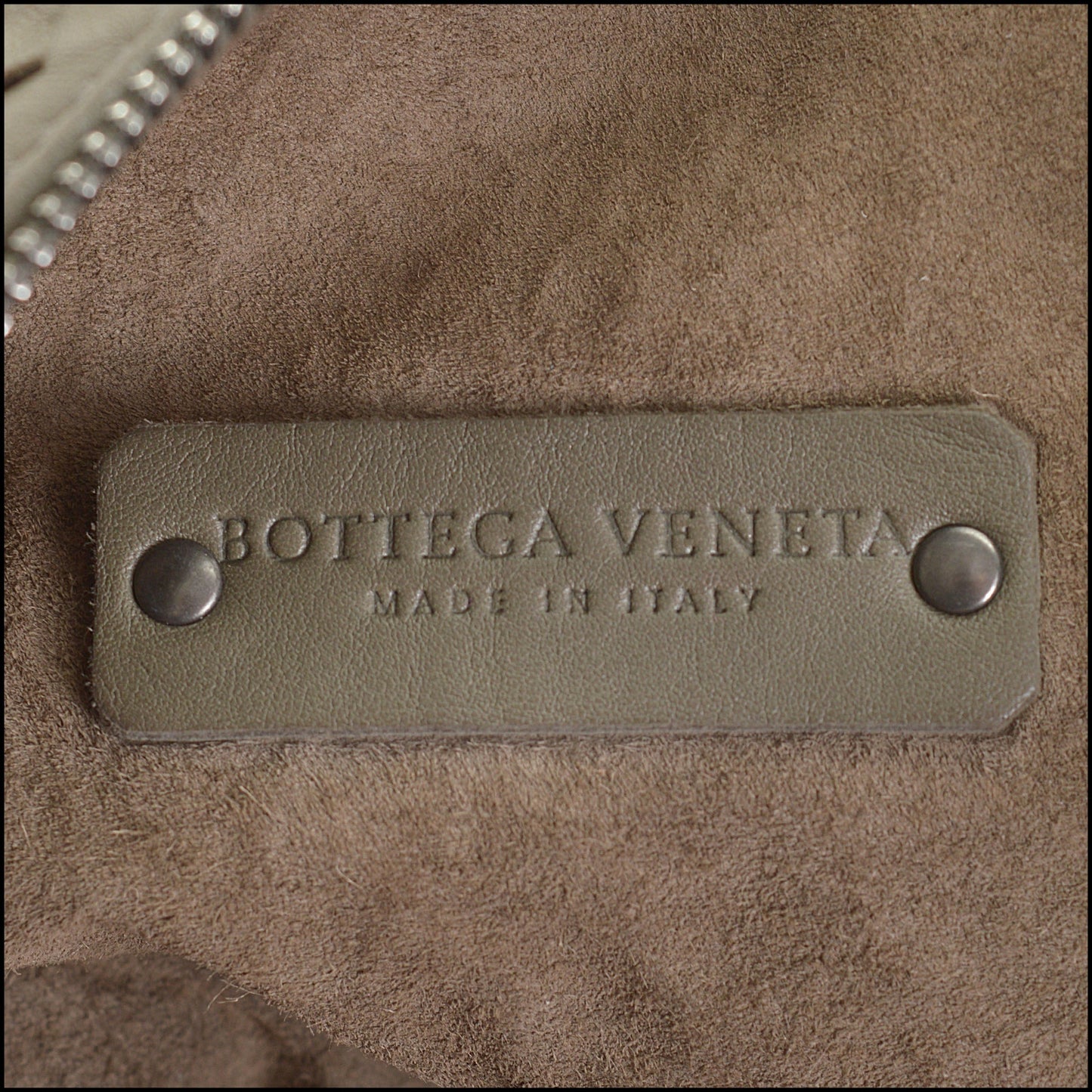 RDC14830 BOTTEGA VENETA Grey Intrecciato Small Shoulder Bag