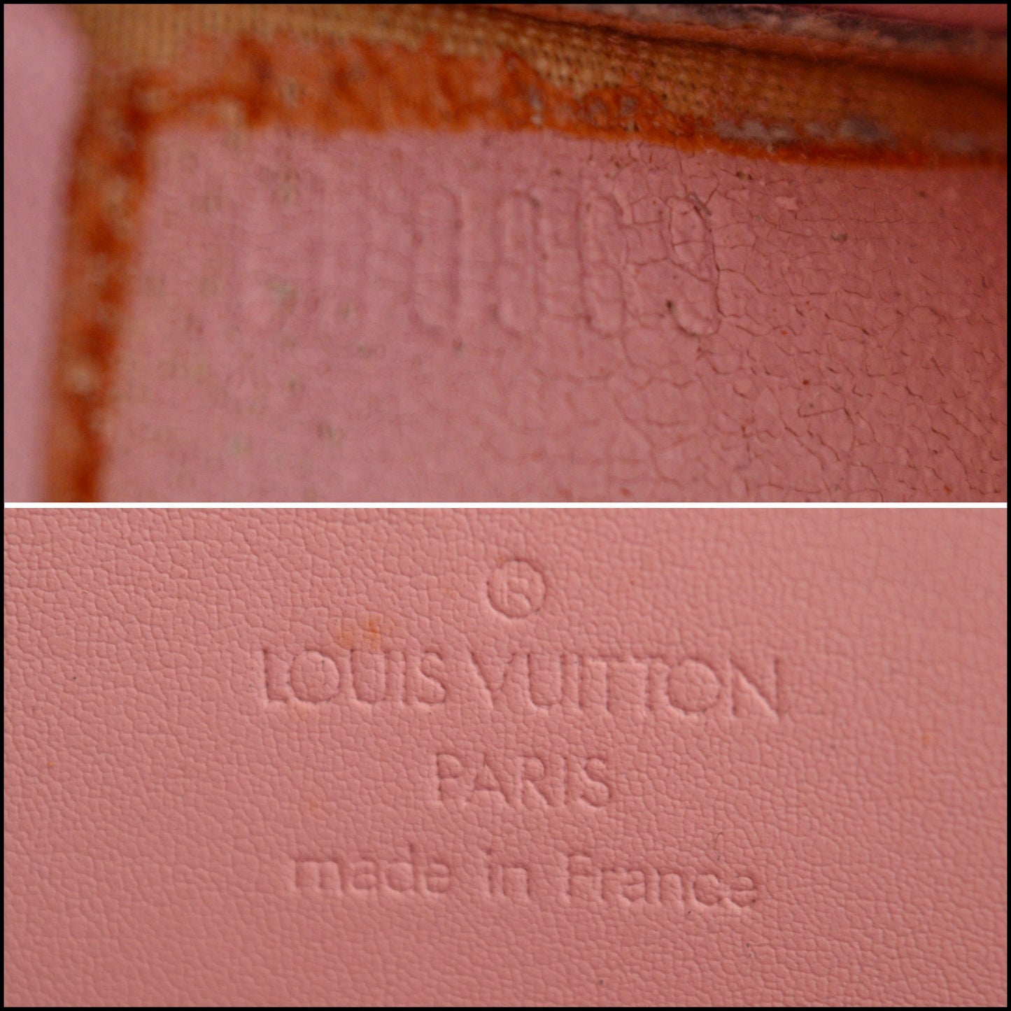RDC15584 LOUIS VUITTON '06 Peach Vernis Monogram Murray Small Backpack