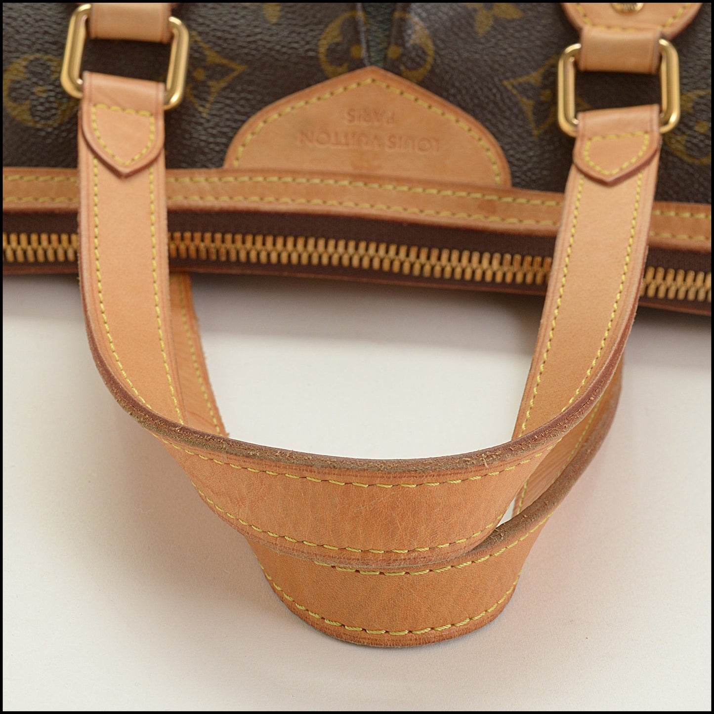 RDC15535 LOUIS VUITTON 2013 Brown LV Monogram Canvas Palermo PM Bag