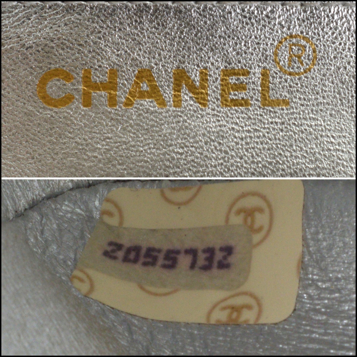RDC14840 CHANEL Silver CC Flap Mini Lambskin '91-94