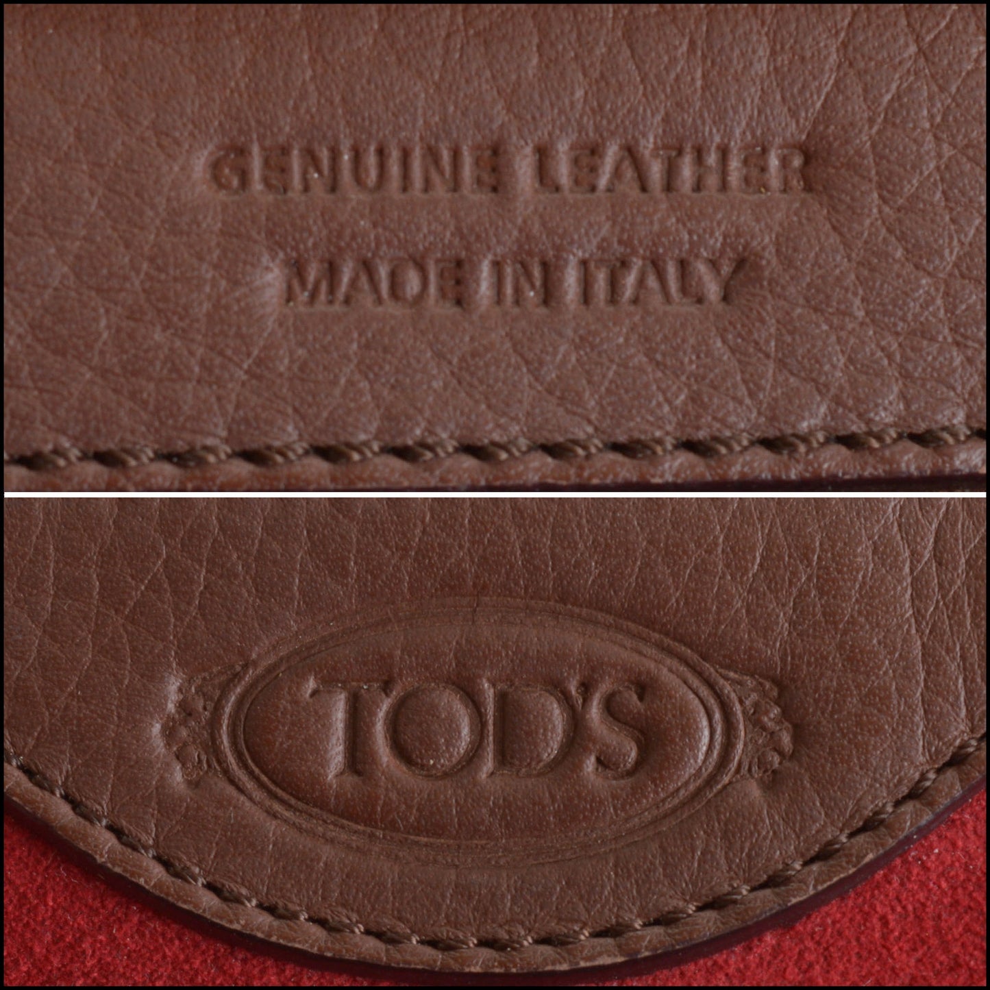 RDC14902 TOD'S Brown Tote Wave