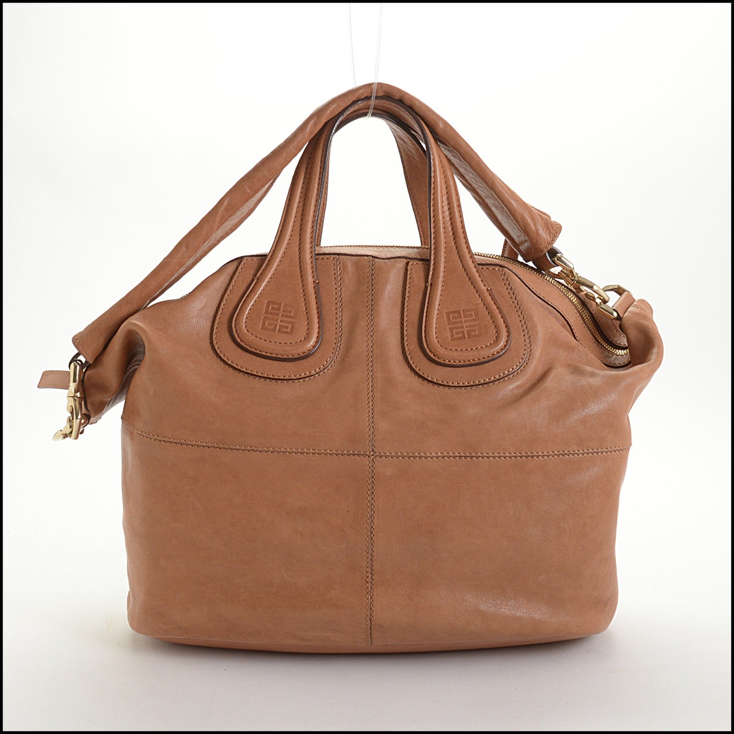 RDC14661 GIVENCHY Tan Leather Nightengale Bag