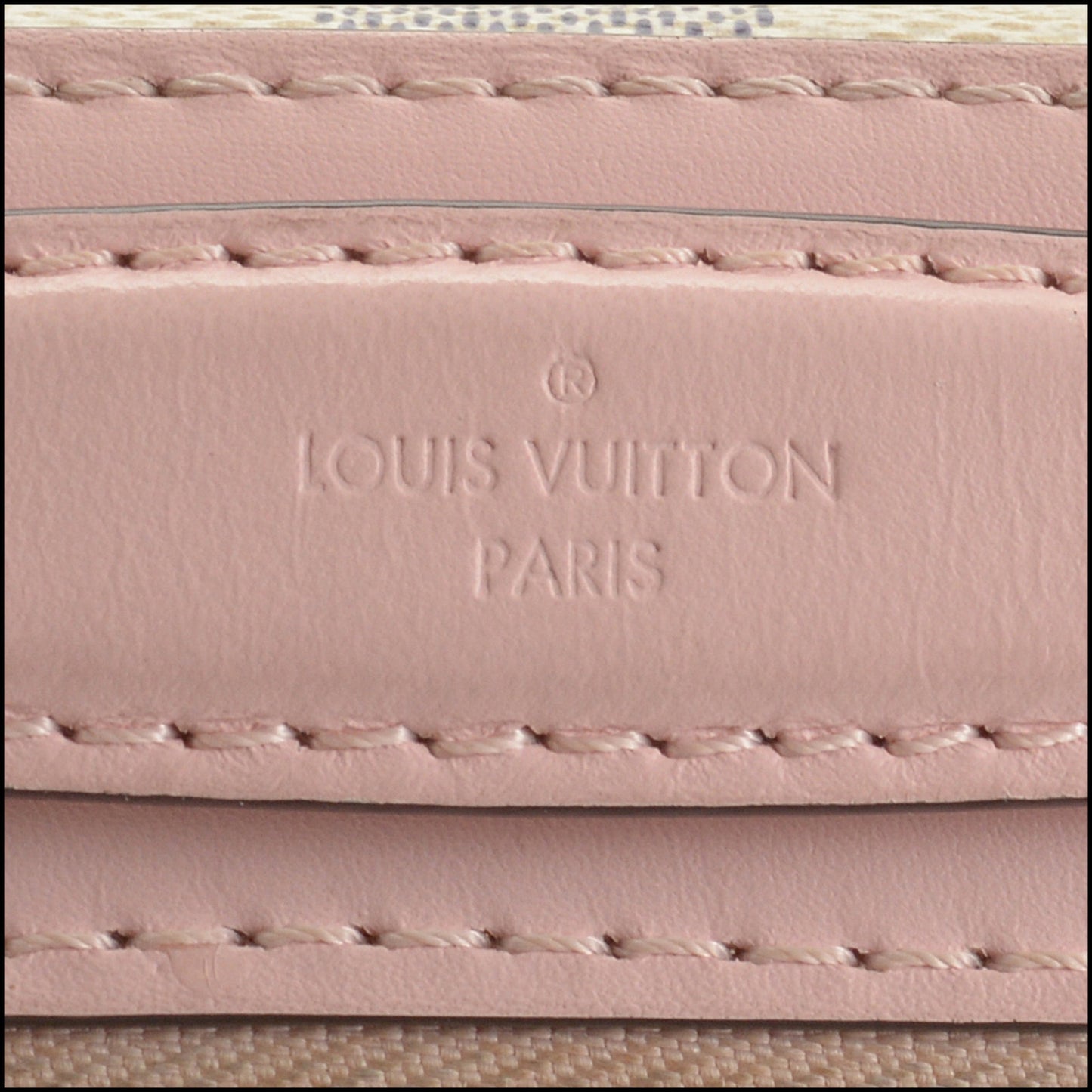 RDC15361 LOUIS VUITTON '19 Pink Damier Azur Saintonge